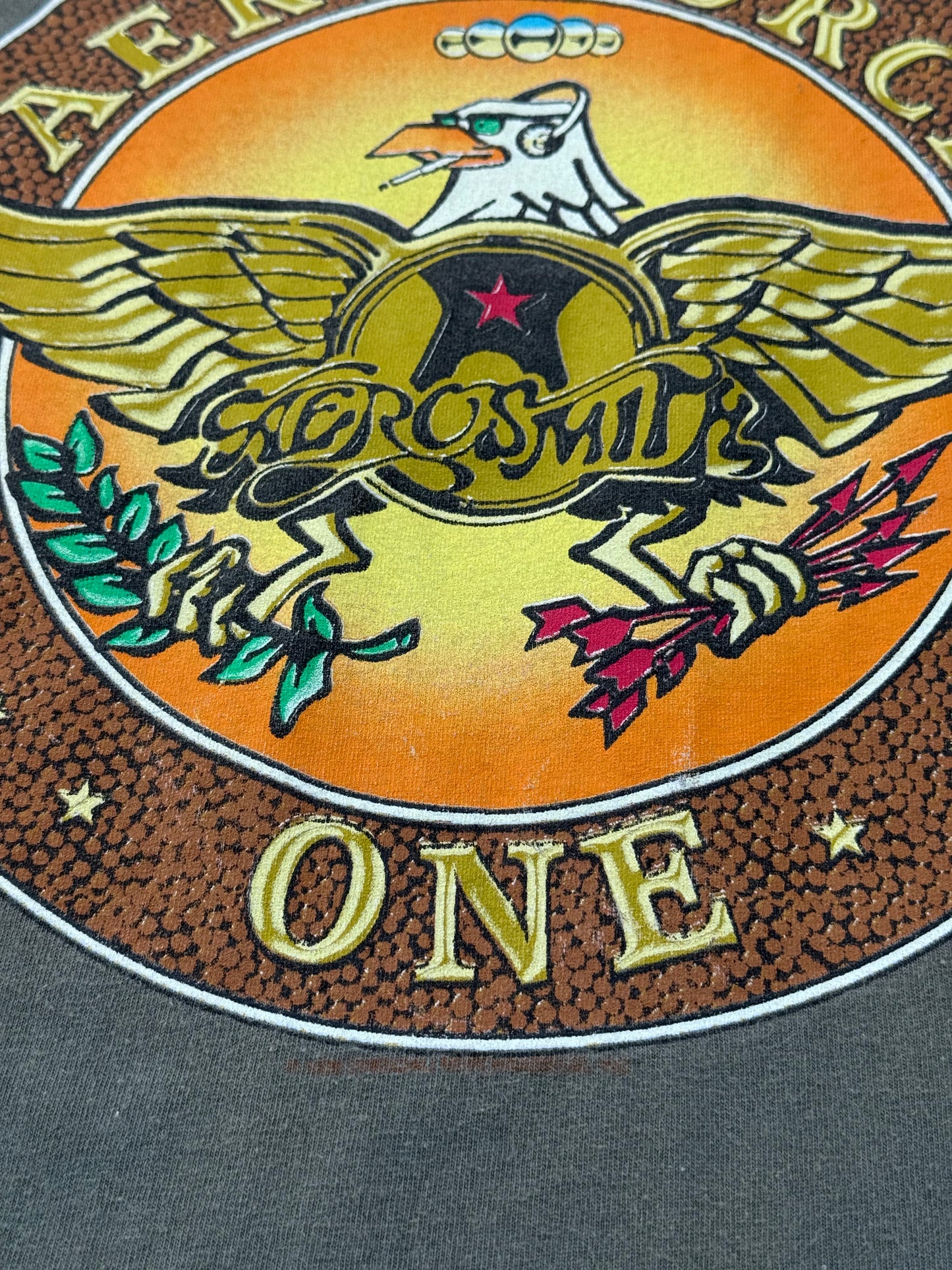 Vintage Aerosmith “Aero Force One” World Tour 1998 Band T-Shirt Rock Tee