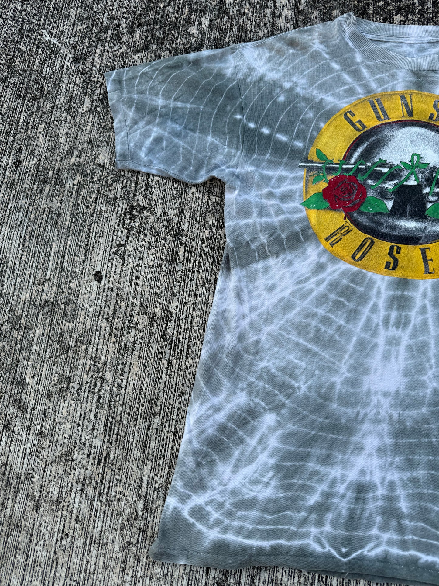 Vintage 1987 Guns N’ Roses Tie-Dye T-Shirt Brockum Original Appetite for Destruction Era