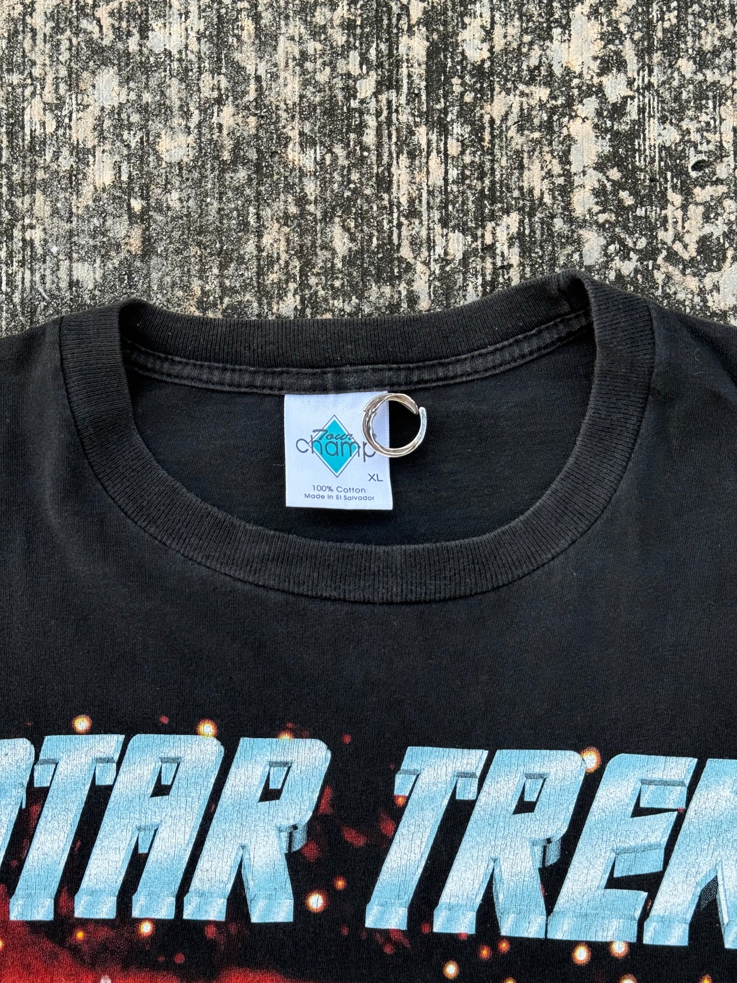 Vintage 1996 Star Trek Four Captains T-Shirt – Paramount Pictures Classic Sci-Fi Tee
