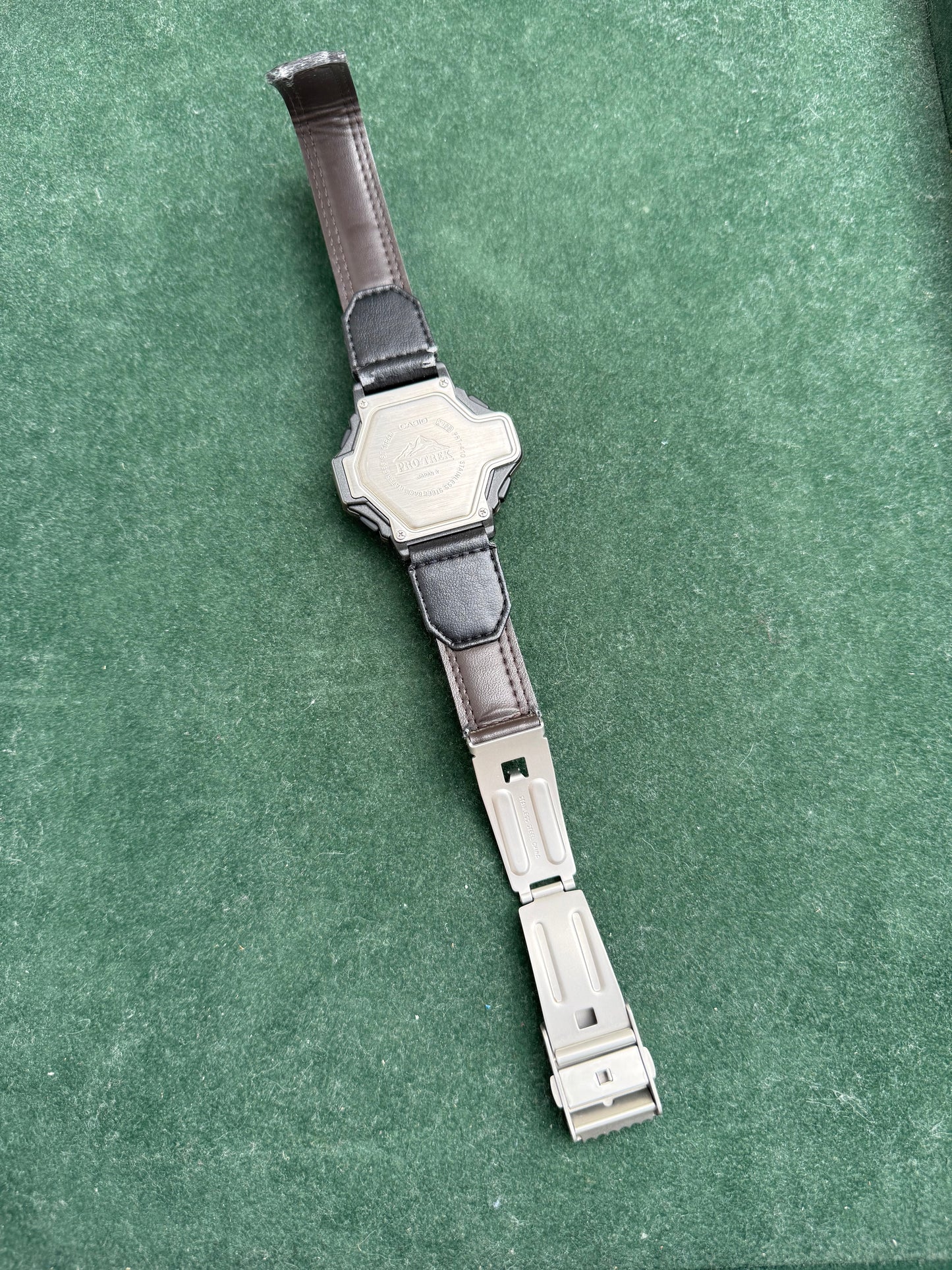 Vintage Casio Pro Trek PRT-410 Triple Sensor Watch Japan