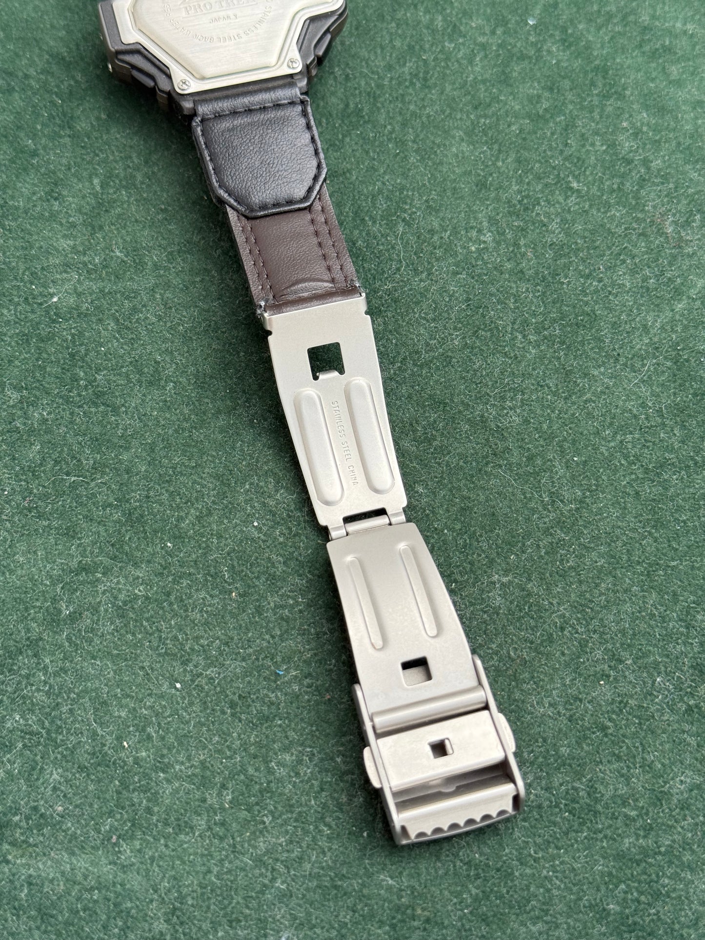 Vintage Casio Pro Trek PRT-410 Triple Sensor Watch Japan
