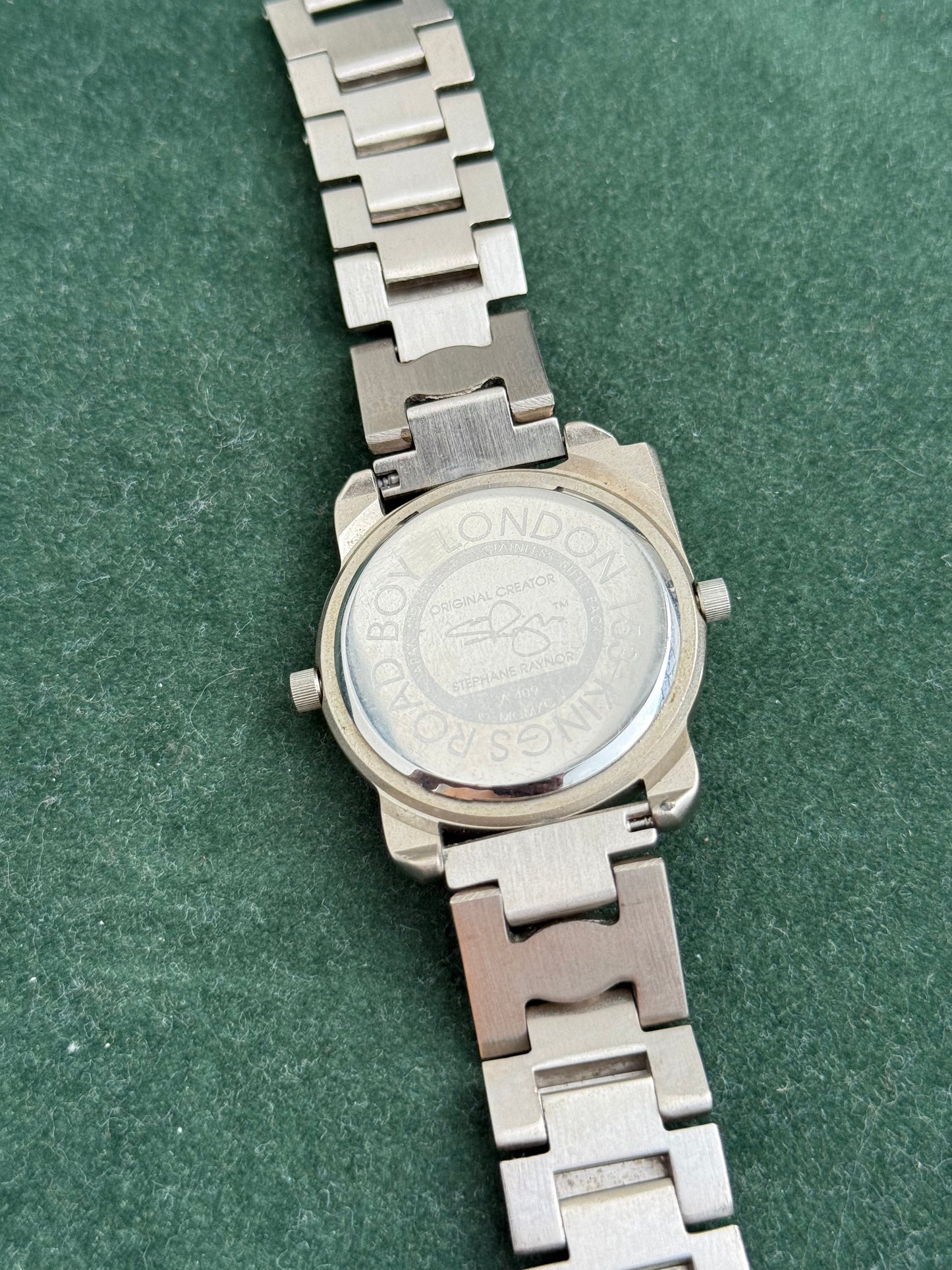 Vintage Boy London Dual Time Oversized Watch