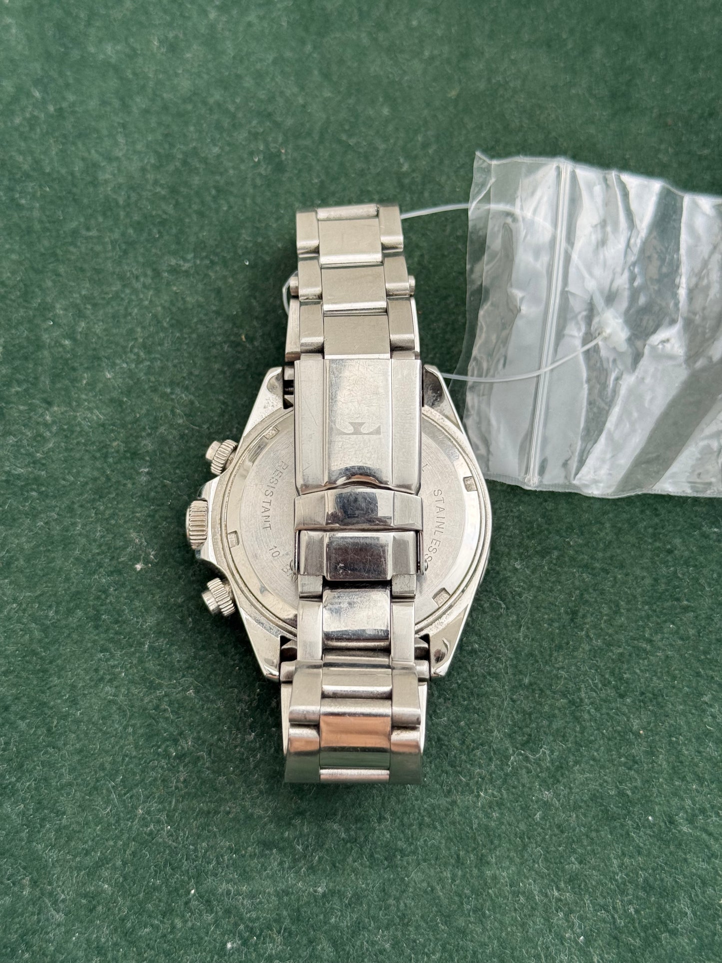 Technos Chronograph TGM615 White Dial Stainless Steel Men’s Watch