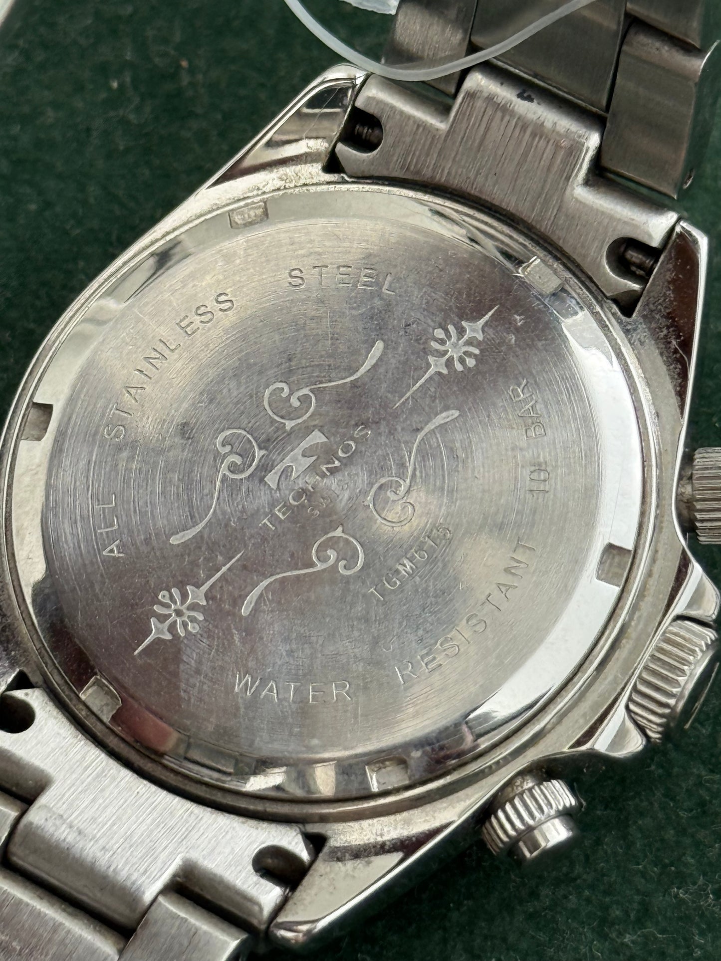 Technos Chronograph TGM615 White Dial Stainless Steel Men’s Watch