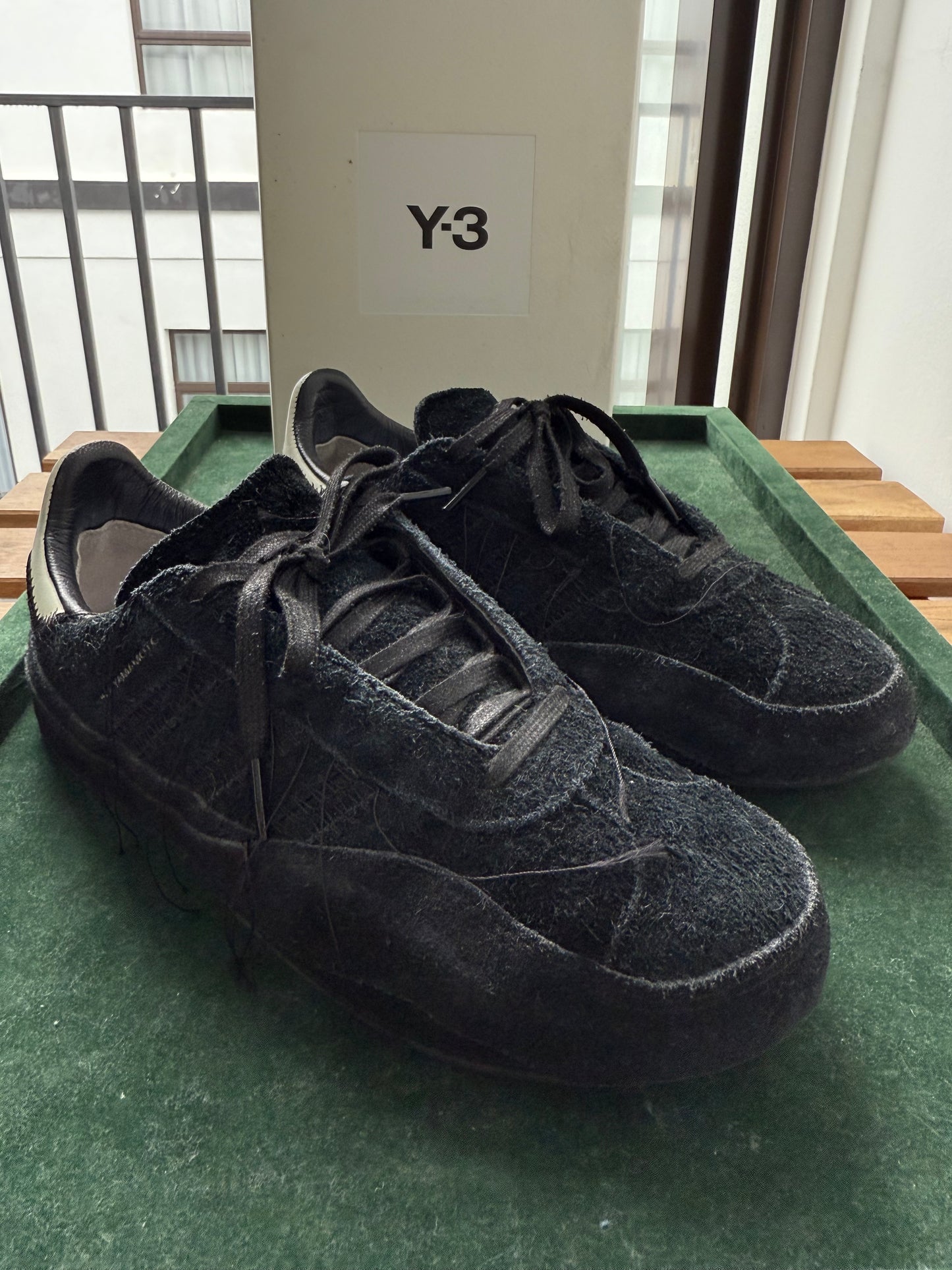 Y-3 Adidas Gazelle Black Suede Sneakers by Yohji Yamamoto – Used Fullset
