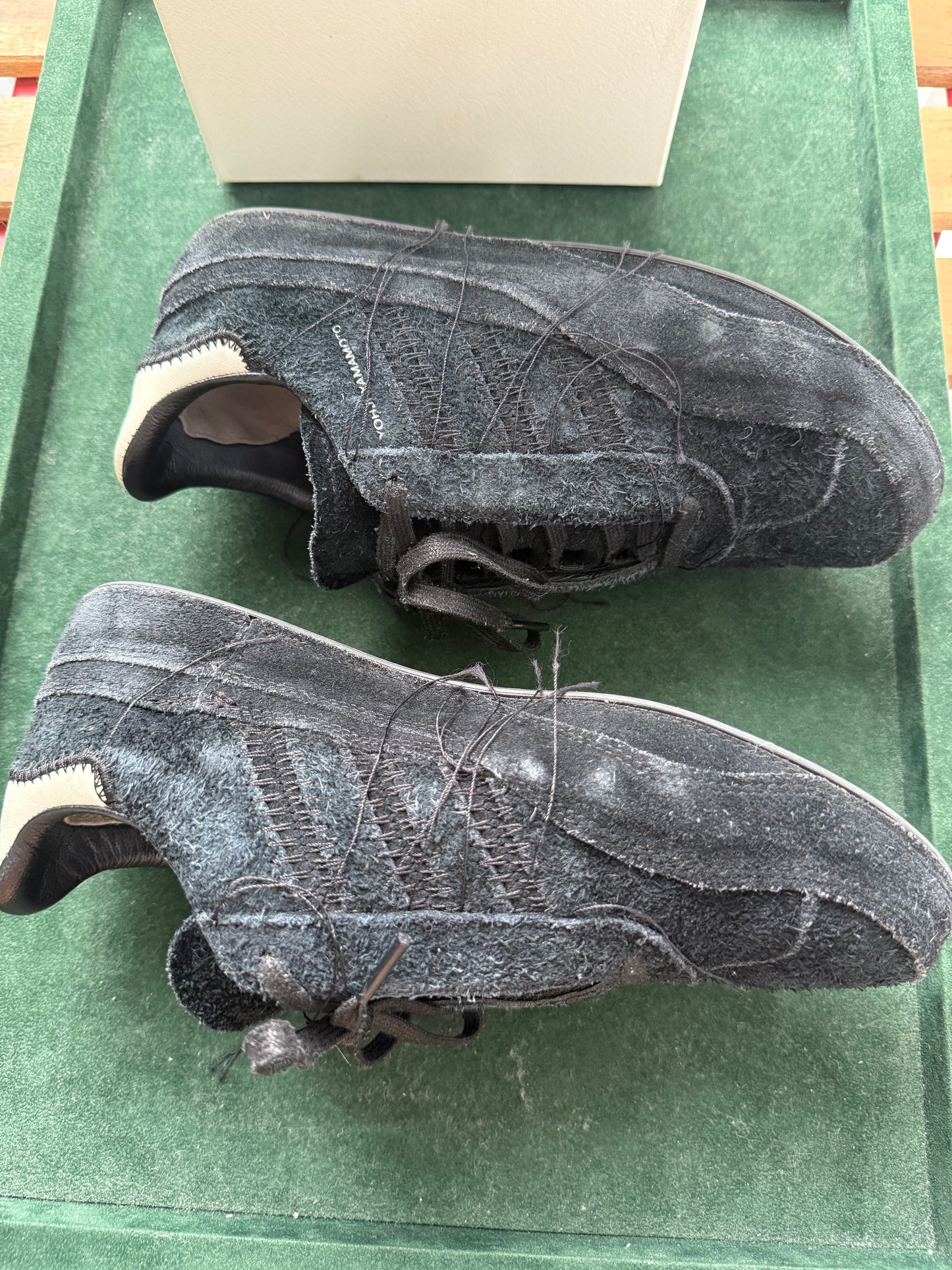 Y-3 Adidas Gazelle Black Suede Sneakers by Yohji Yamamoto – Used Fullset