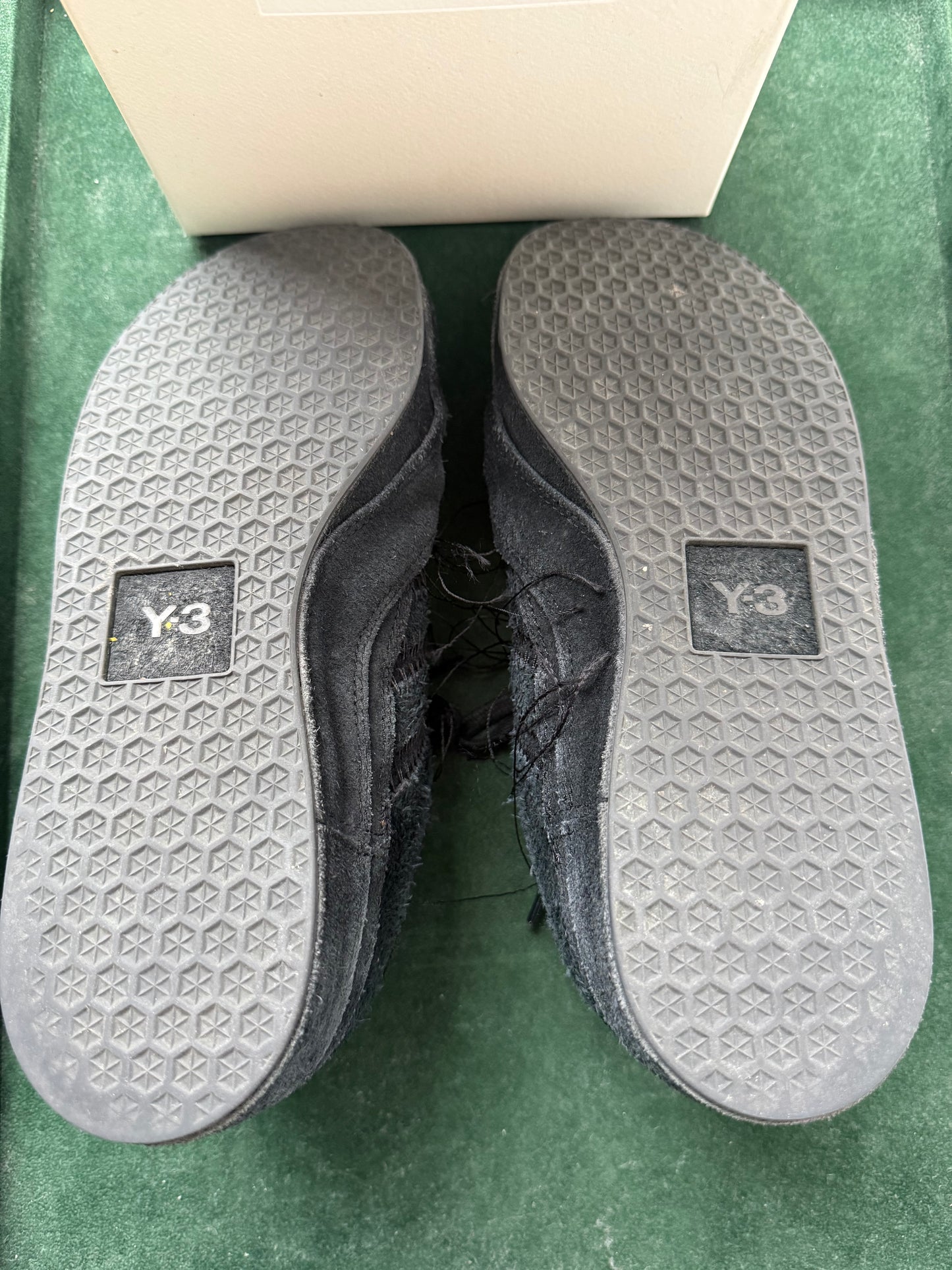 Y-3 Adidas Gazelle Black Suede Sneakers by Yohji Yamamoto – Used Fullset