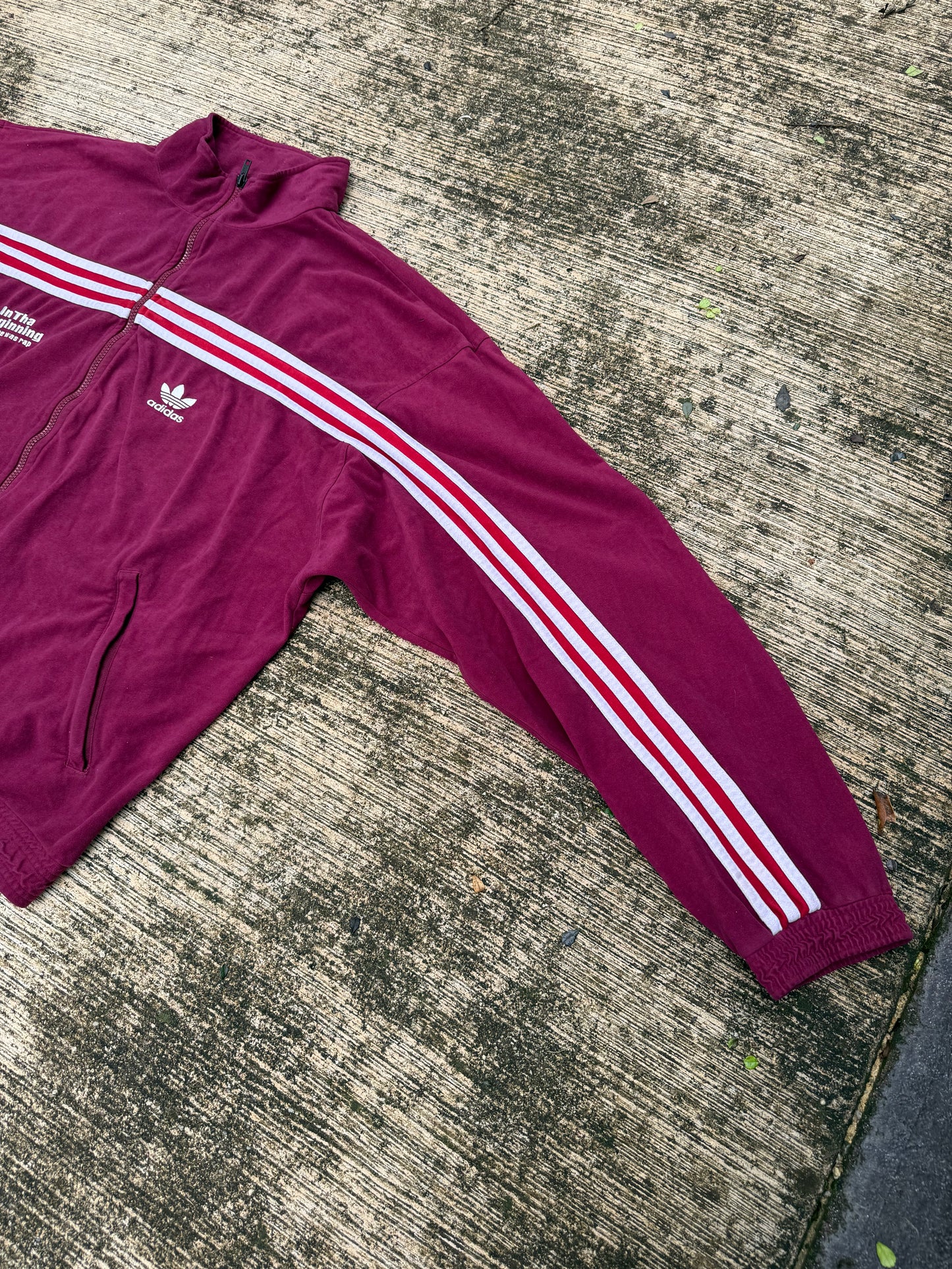 Vintage Adidas Originals Track Jacket – “In Tha Beginning… There Was Rap” Trefoil