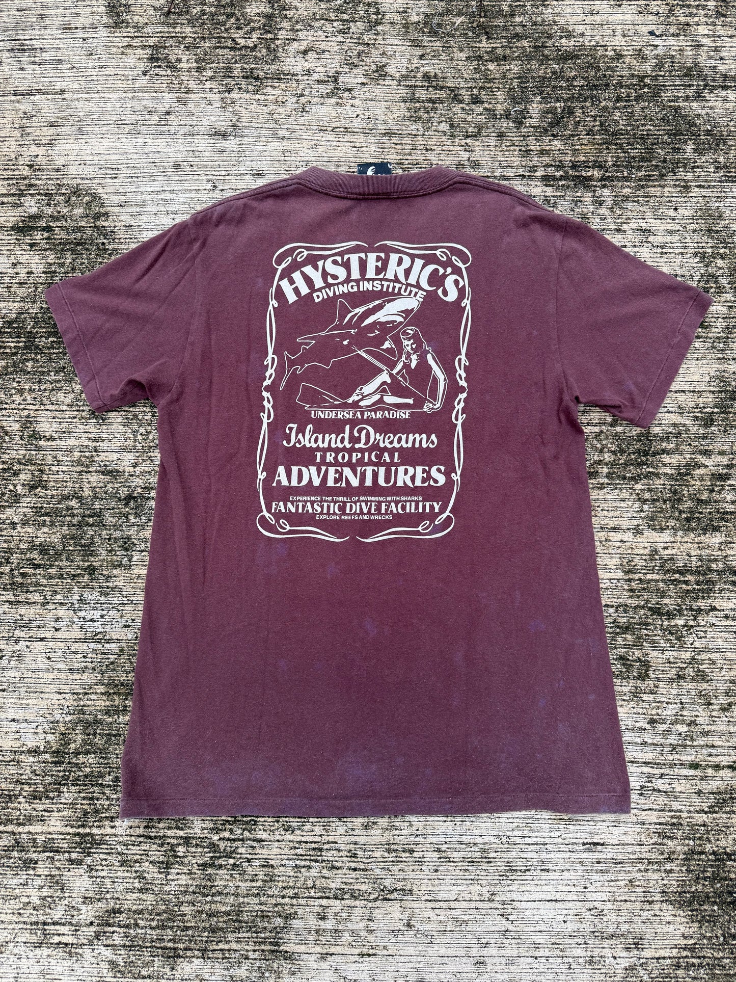 Vintage Hysteric’s Diving Institute Graphic T-Shirt – Hysteric Glamour