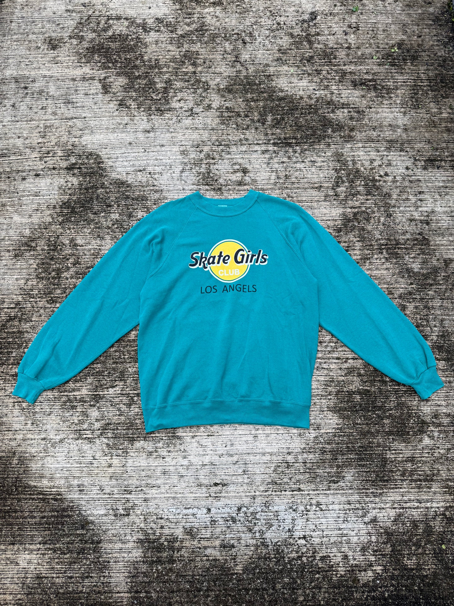 Vintage Skate Girls Club Los Angeles Sweatshirt Made in USA