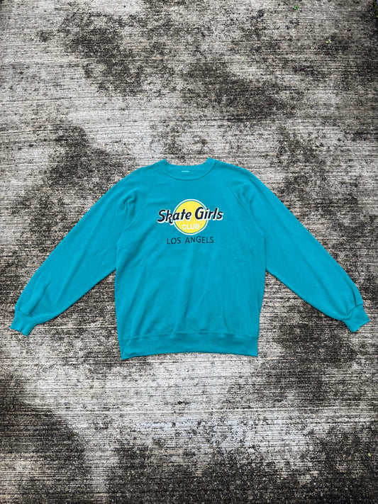 Vintage Skate Girls Club Los Angeles Sweatshirt Made in USA