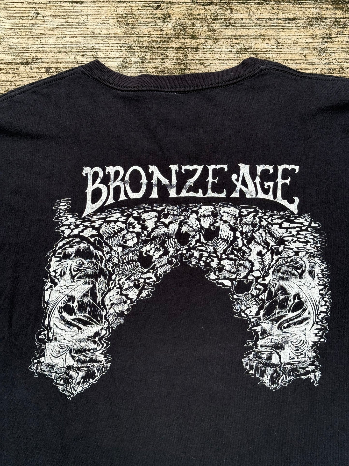 Vintage Bronze Age Surf Skate T-Shirt Made in USA