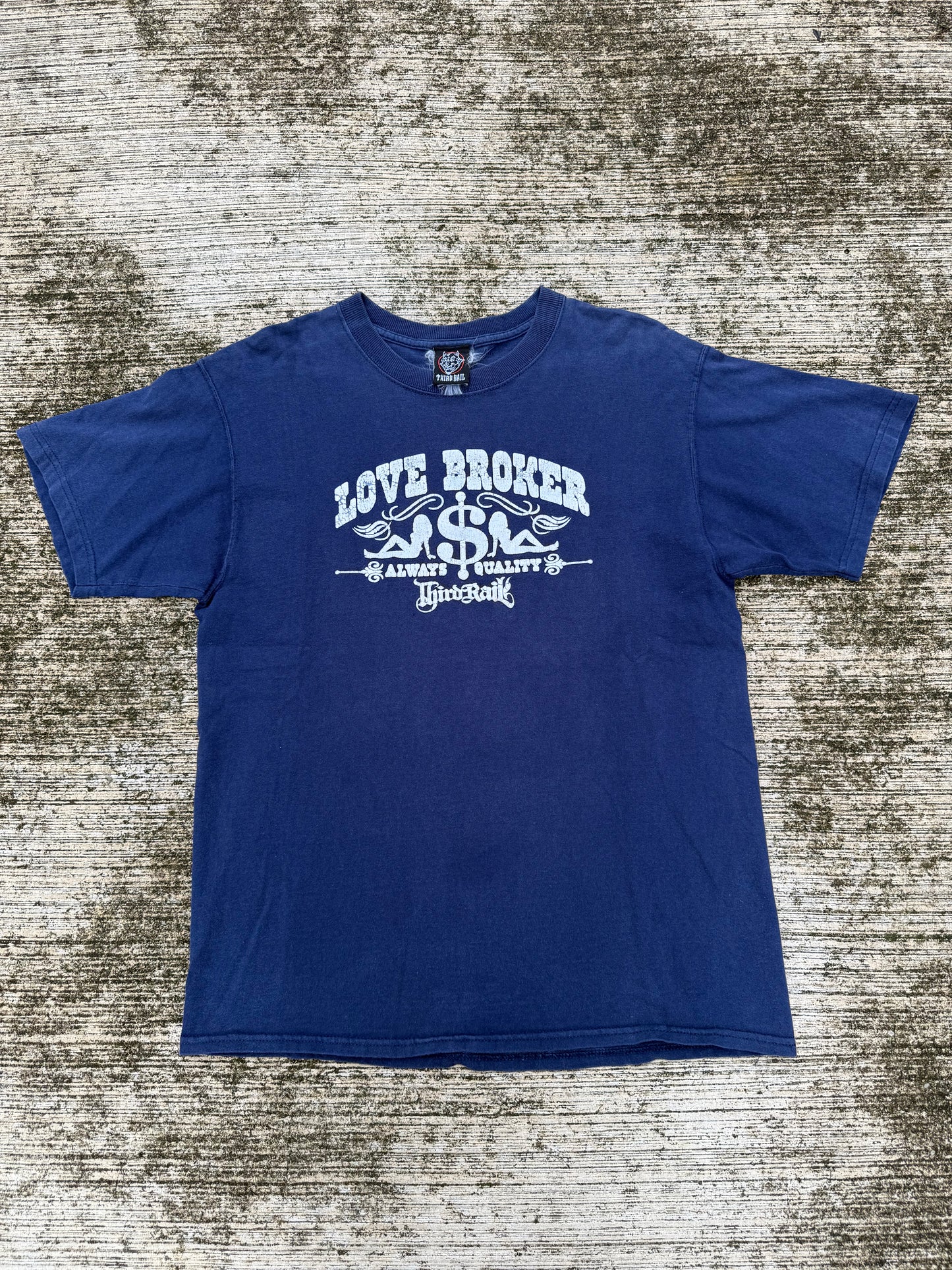 Vintage Third Rail Skateboard “Love Broker Always Quality” Graphic T-Shirt