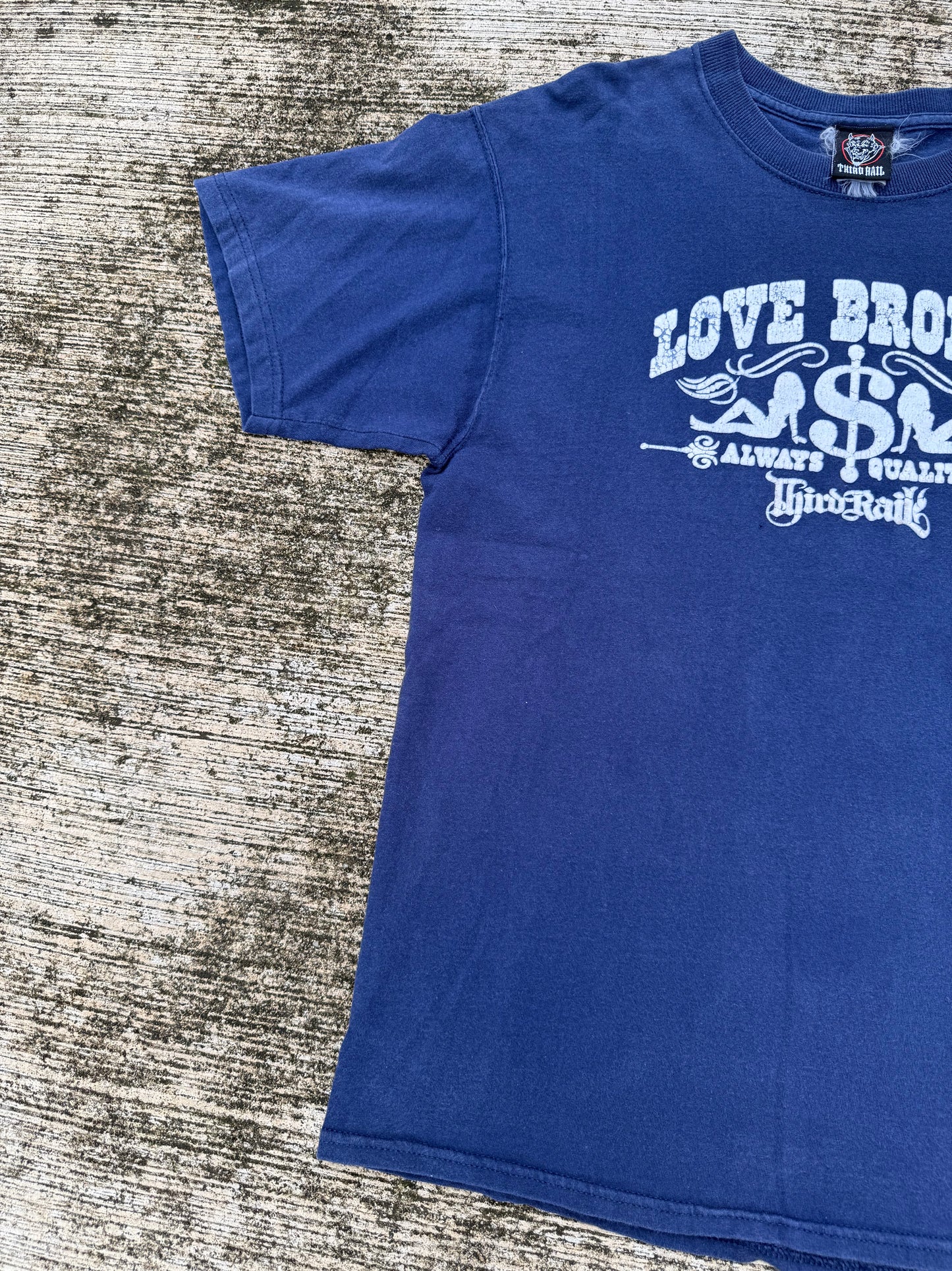 Vintage Third Rail Skateboard “Love Broker Always Quality” Graphic T-Shirt