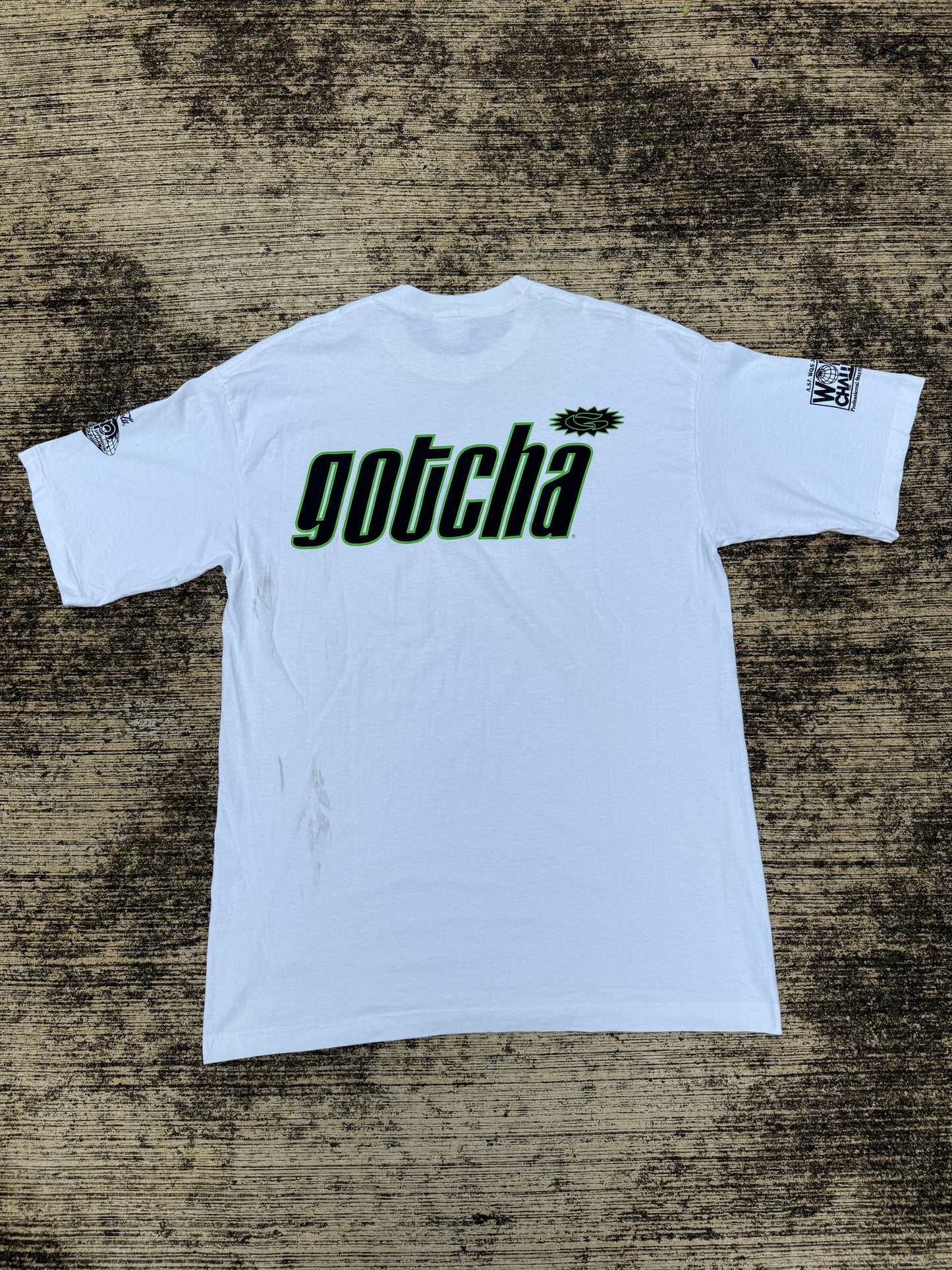 Vintage Gotcha Surf Co. “World Challenge” ASP WQS Japan Tour Coca-Cola Surf Tee – Made in USA