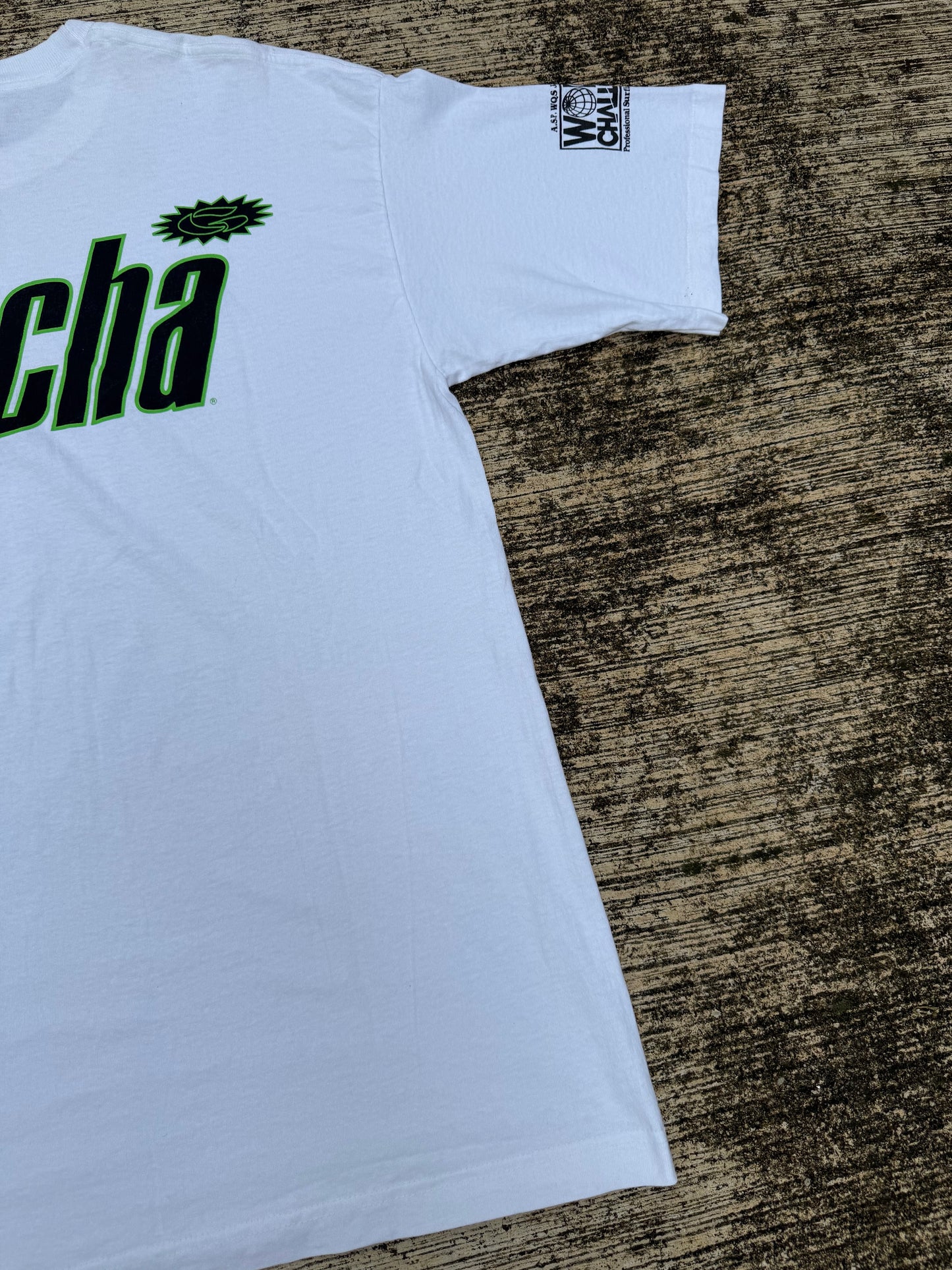Vintage Gotcha Surf Co. “World Challenge” ASP WQS Japan Tour Coca-Cola Surf Tee – Made in USA