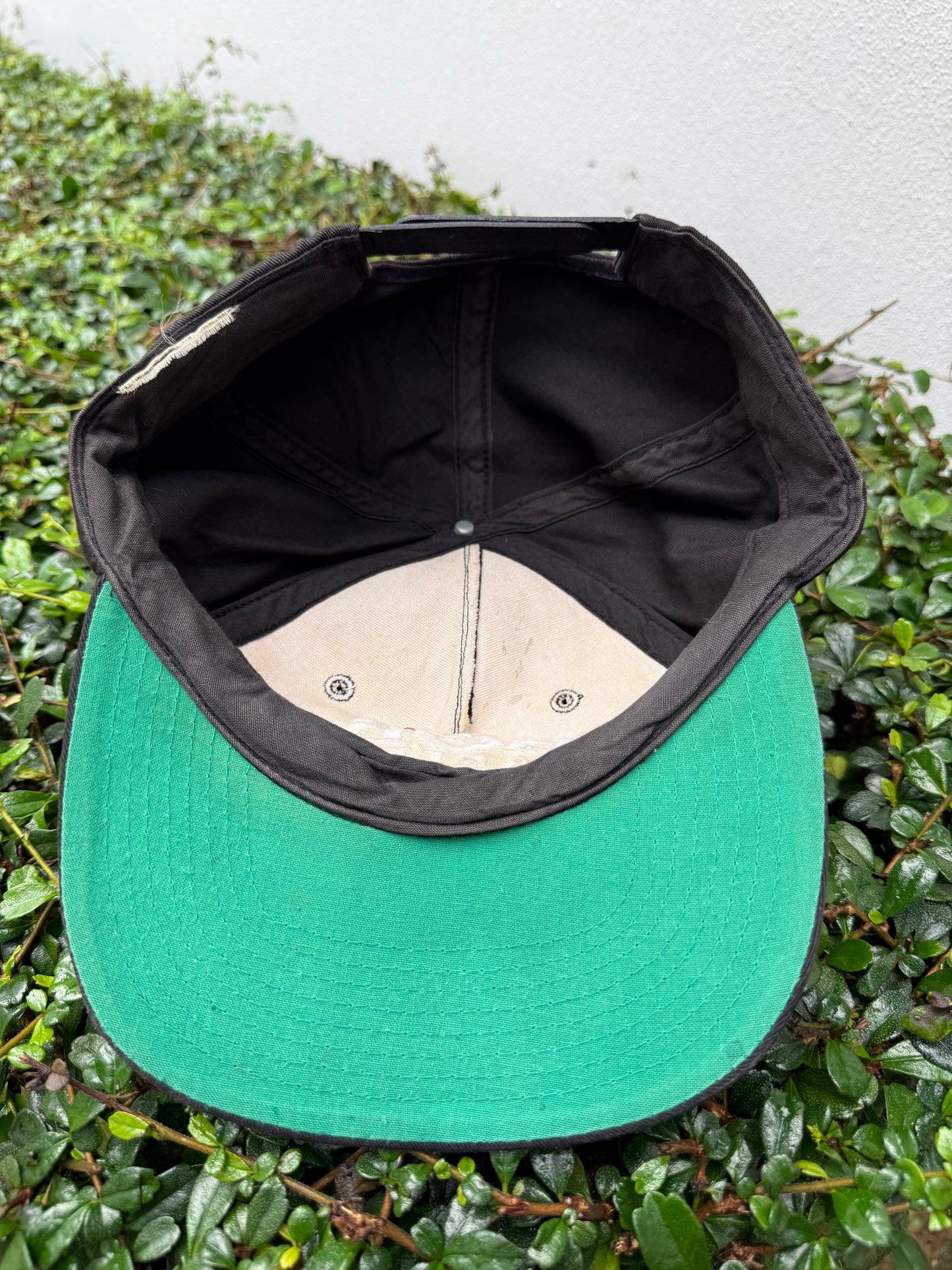 Vintage Bob Marley Reggae Snapback Hat Black Rasta Flag Embroidery 90s