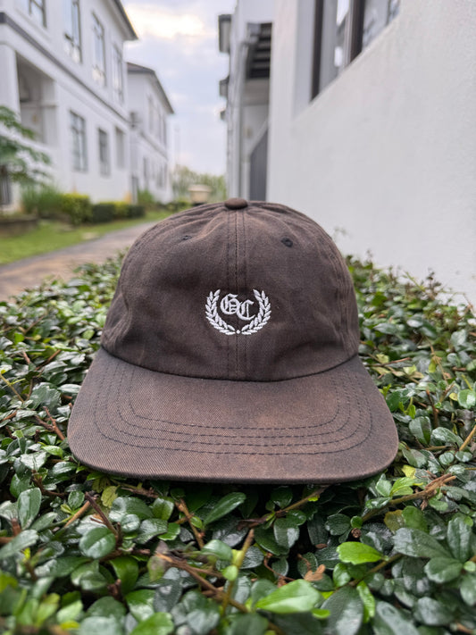 Vintage Good Charlotte Band Cap Brown Faded Embroidery Y2K Rock Nu-Metal Hat