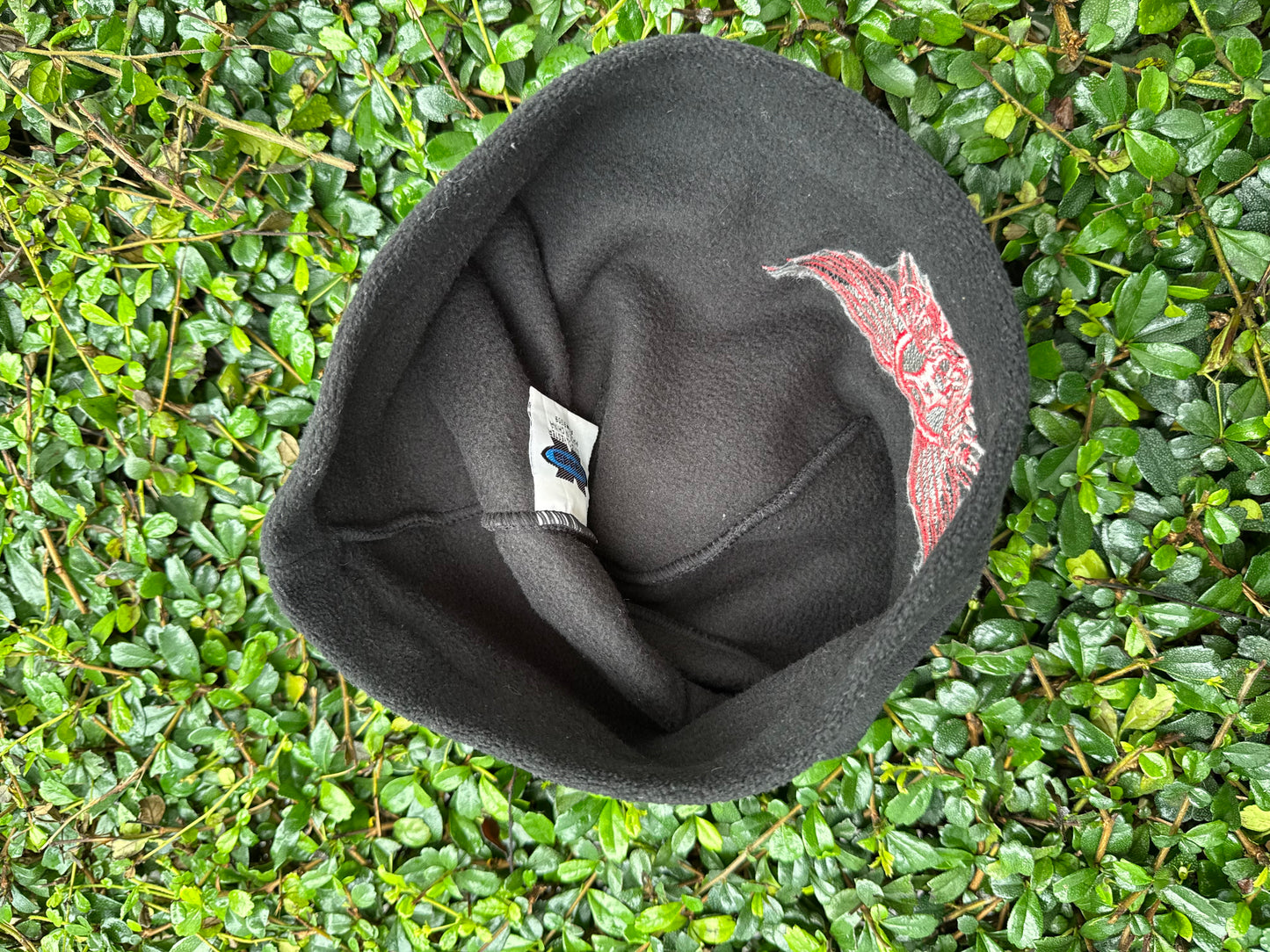 Vintage Aerosmith Fleece Beanie with Embroidered Red Logo