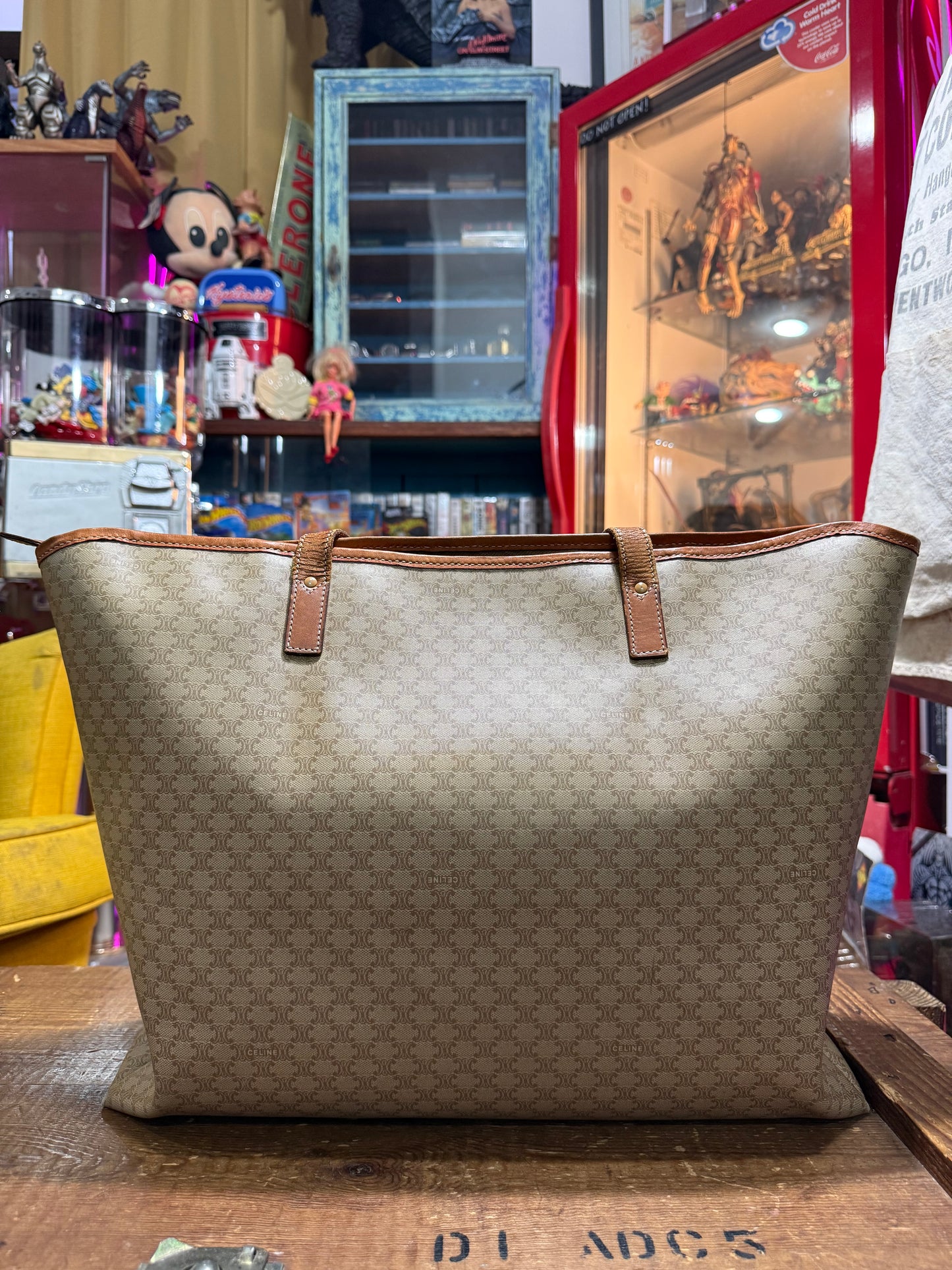 Vintage Celine Macadam Tote Bag