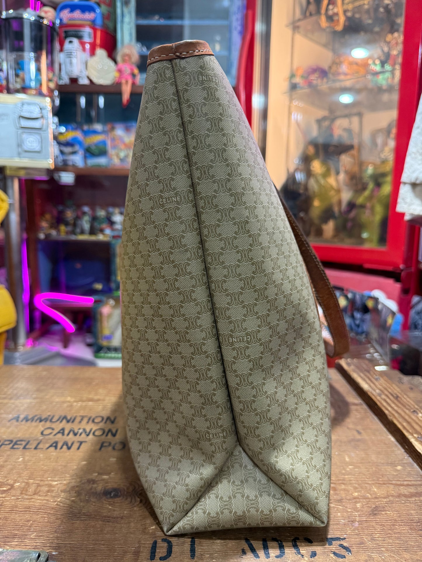 Vintage Celine Macadam Tote Bag
