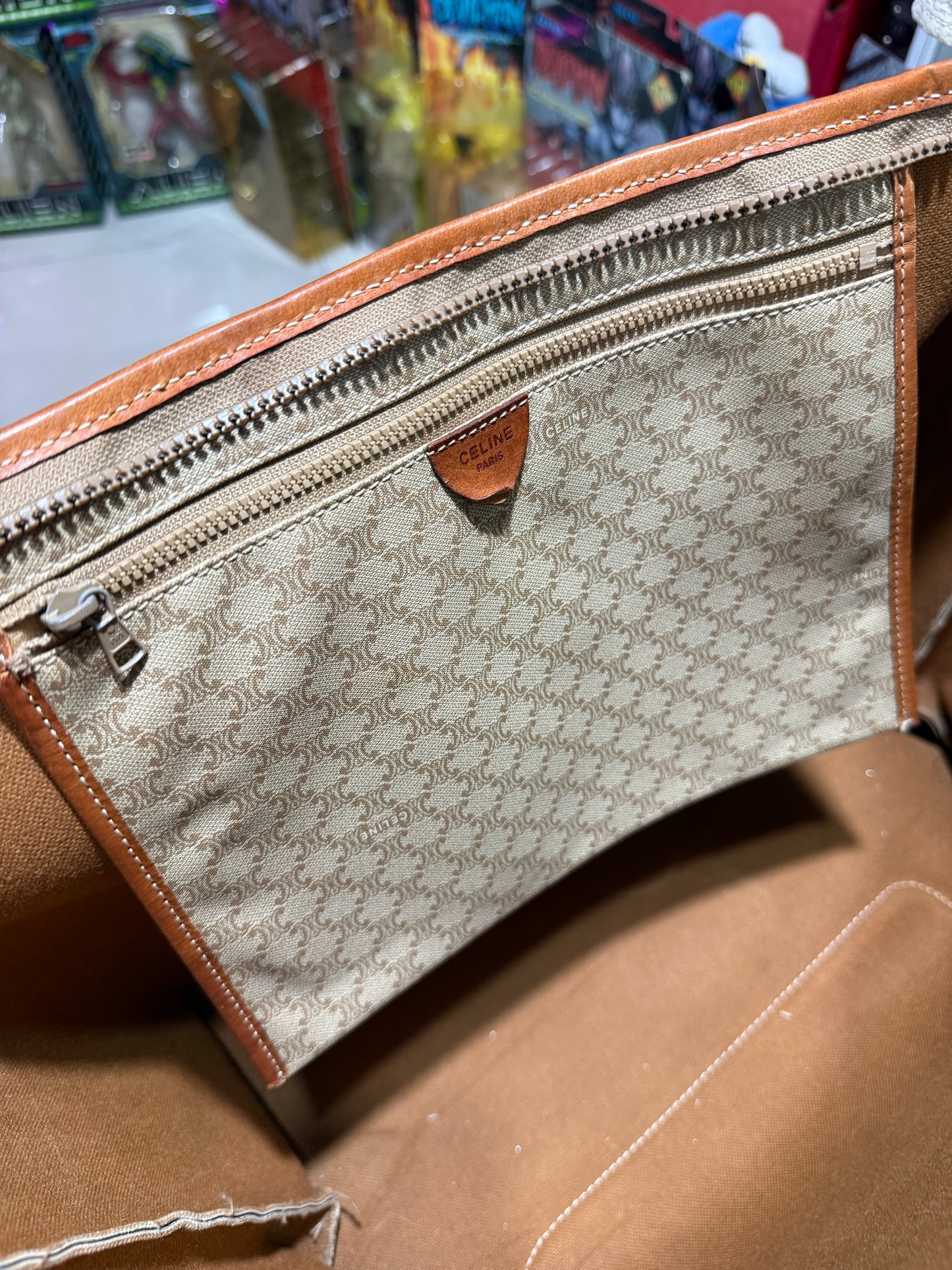 Vintage Celine Macadam Tote Bag