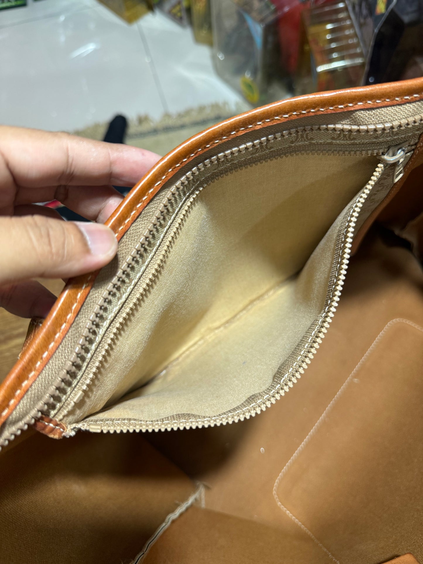 Vintage Celine Macadam Tote Bag
