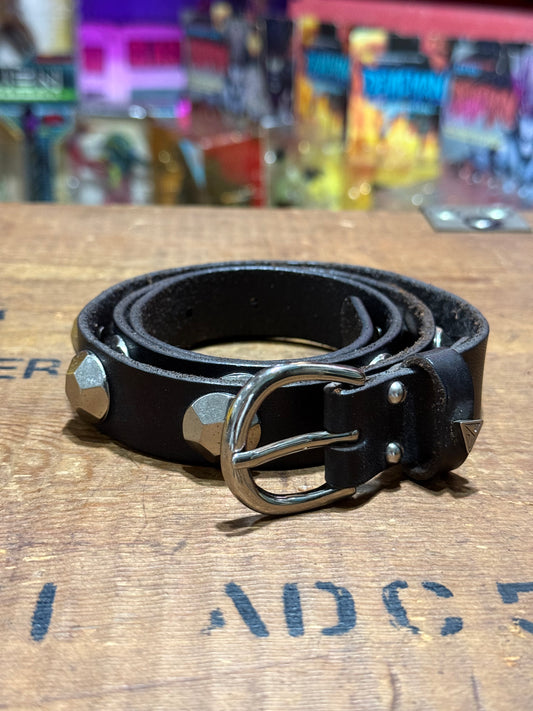 Studded Leather Belt