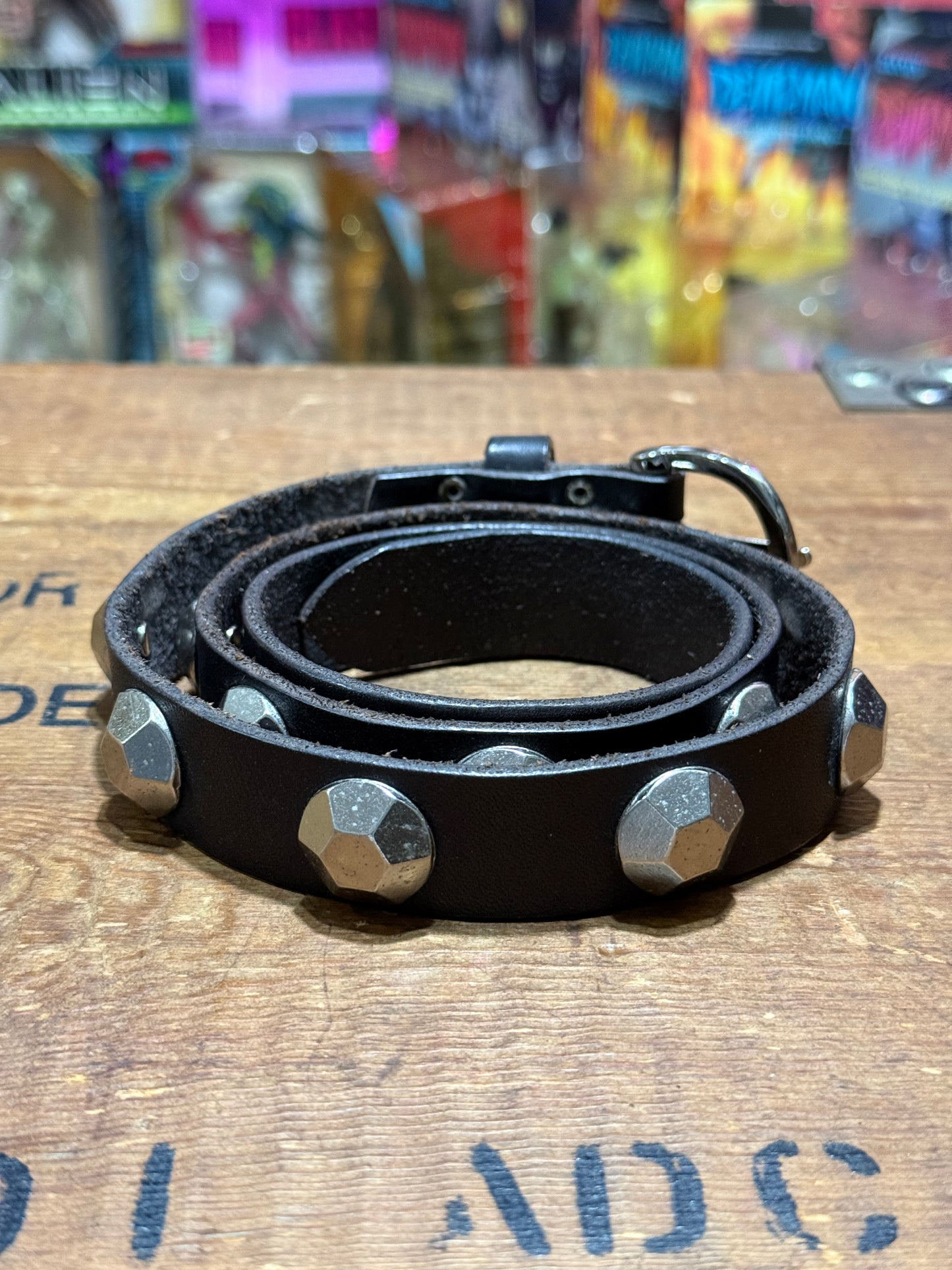 Studded Leather Belt