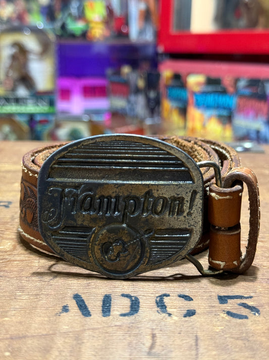Vintage Peter Frampton Leather Belt