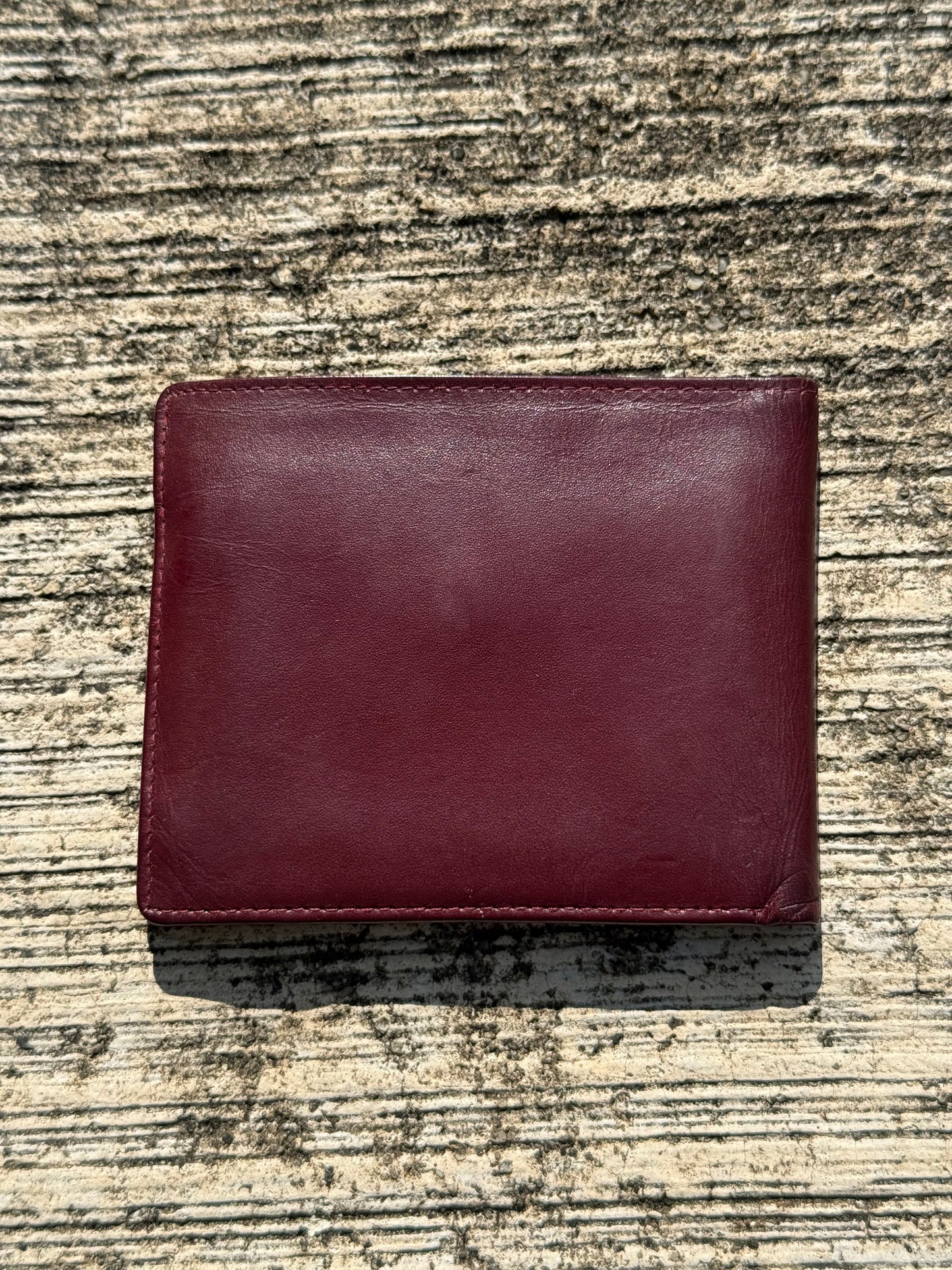 Vintage Cartier Must de Cartier Burgundy Leather Wallet