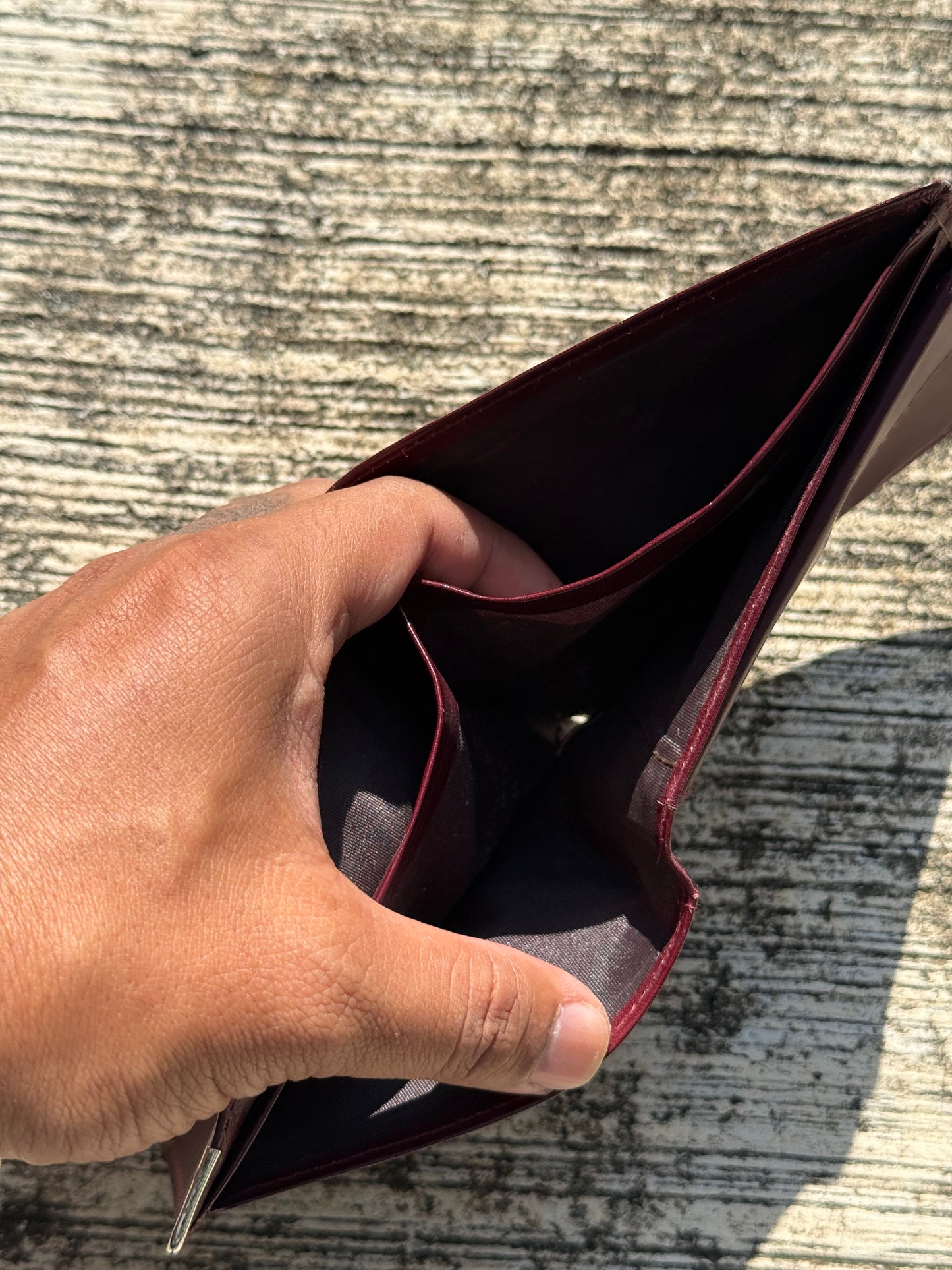 Vintage Cartier Must de Cartier Burgundy Leather Wallet