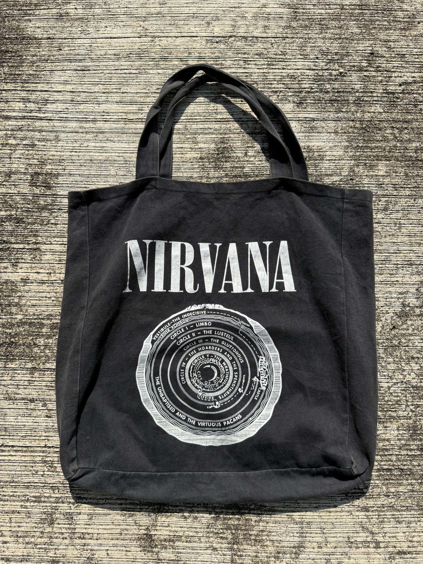 Vintage Nirvana Band Tote Bag