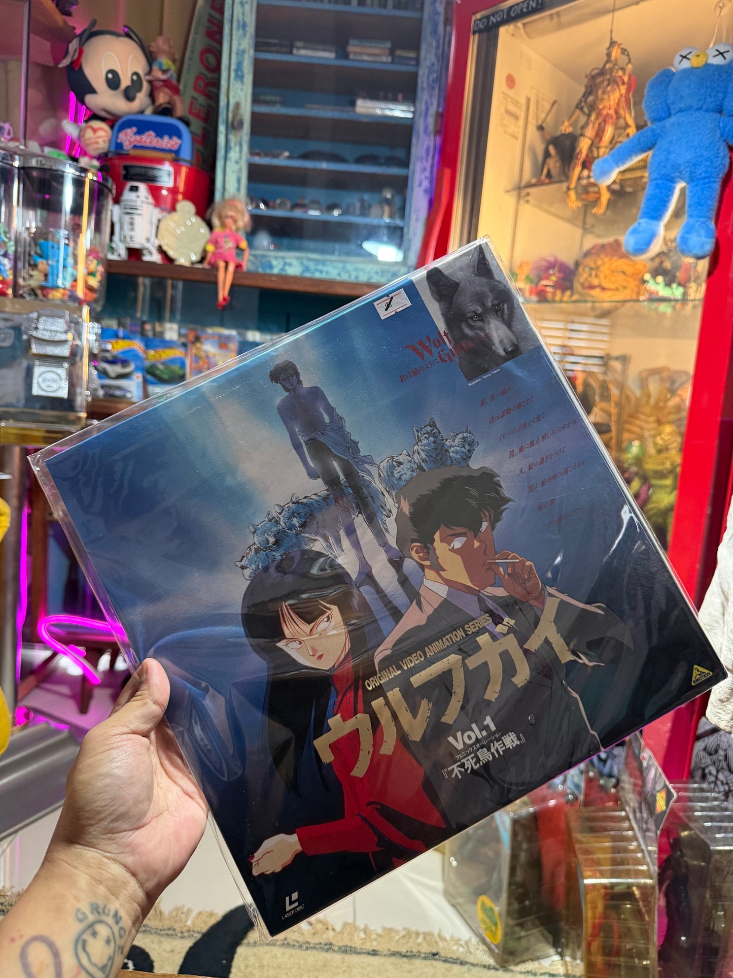 Vintage Wolf Guy OVA LaserDisc Vol.1–4 Japan Partial Set (ウルフガイ Anime LD 1992)