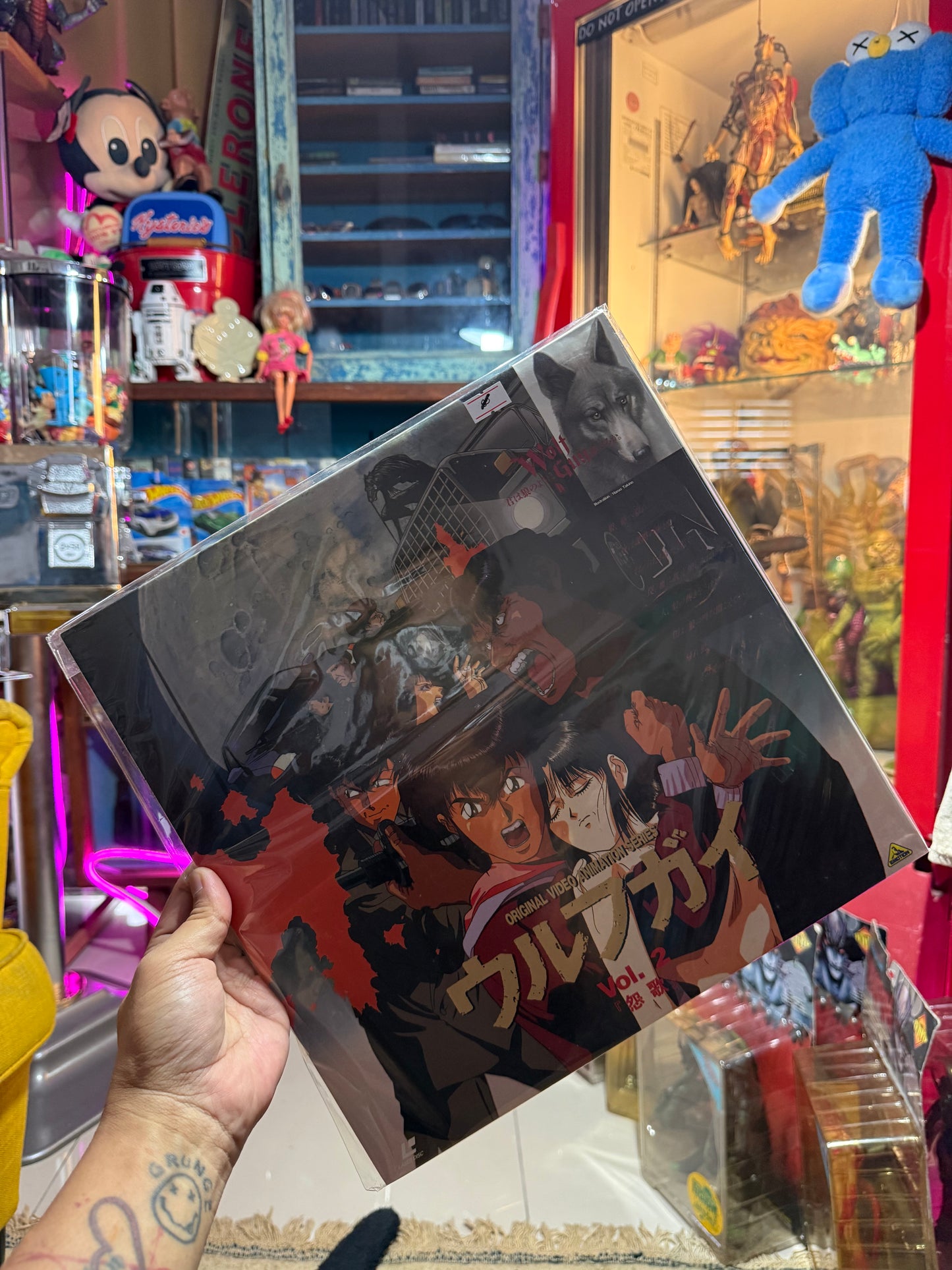Vintage Wolf Guy OVA LaserDisc Vol.1–4 Japan Partial Set (ウルフガイ Anime LD 1992)