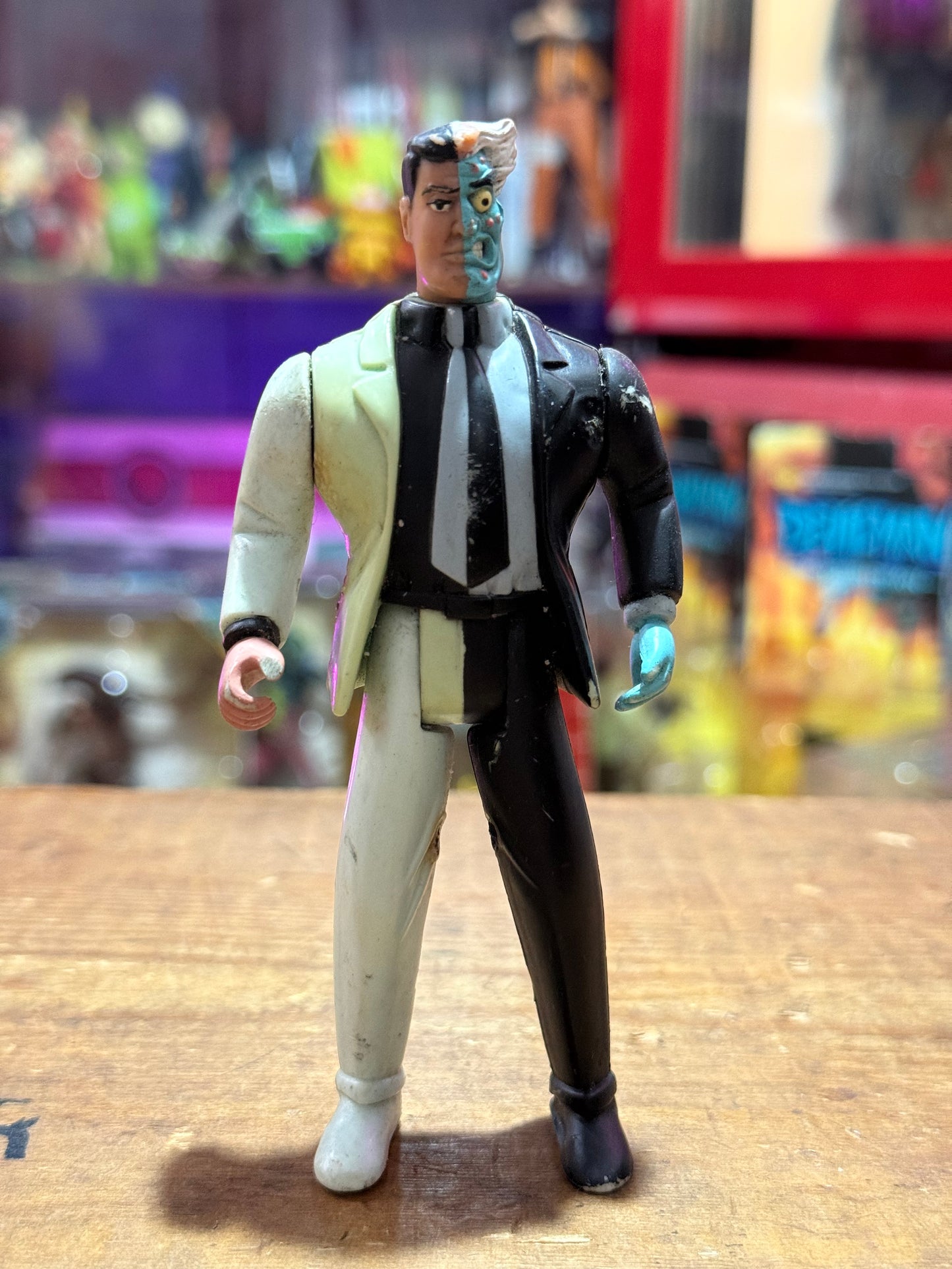 Vintage DC Comics Two-Face Action Figure Kenner 1993 Batman Villain