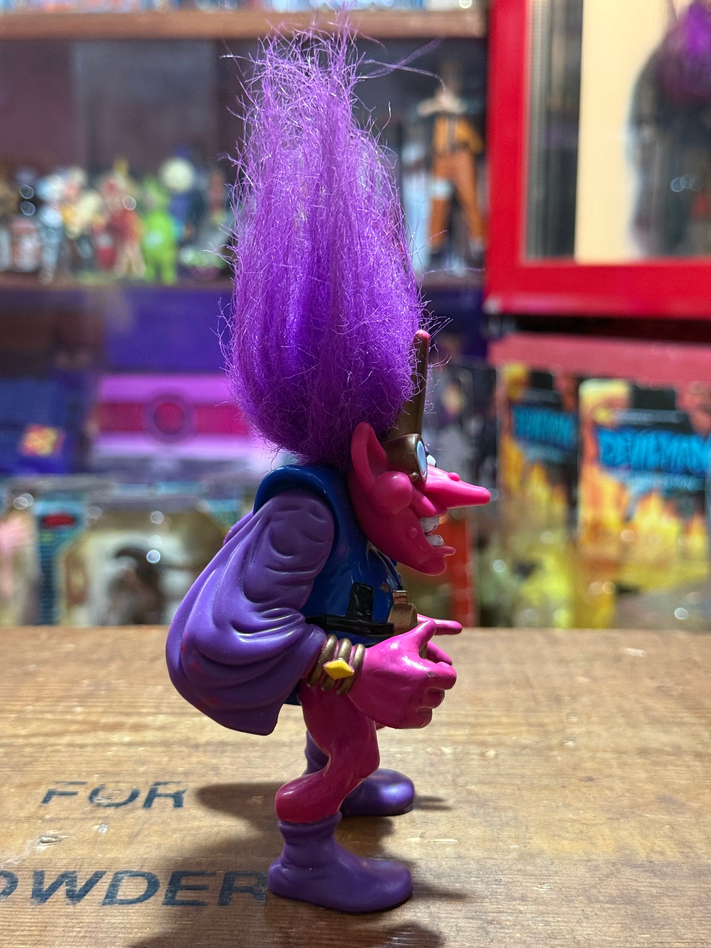 Vintage Oddvar The Wizard Troll Warriors Stone Protectors Figure Applause 1992