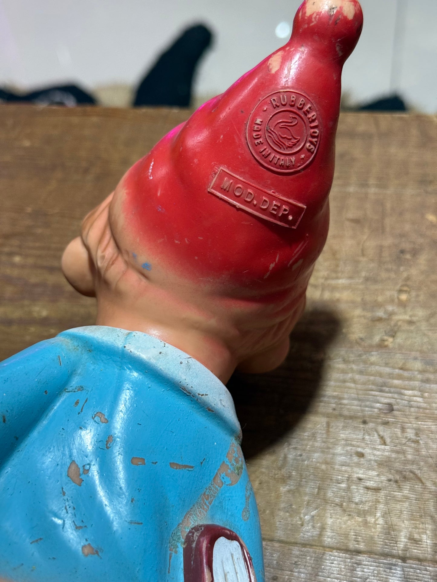 Vintage Pinocchio Rubber Figure 10” RUBBERTOYS Italy 1970s Cartoon Character Toy