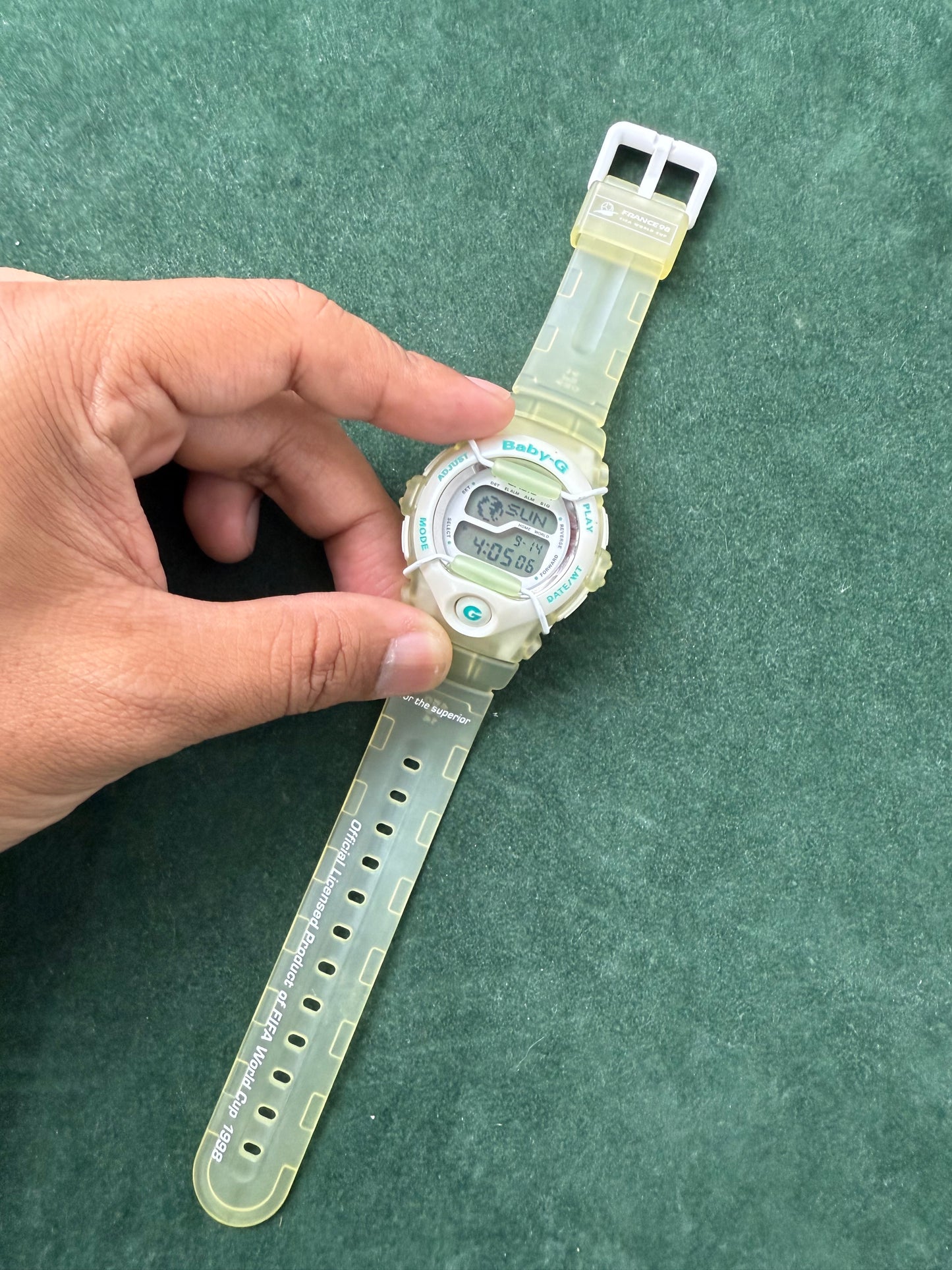 Casio Baby-G BGT-100WF France ‘98 FIFA World Cup Limited Edition Digital Watch