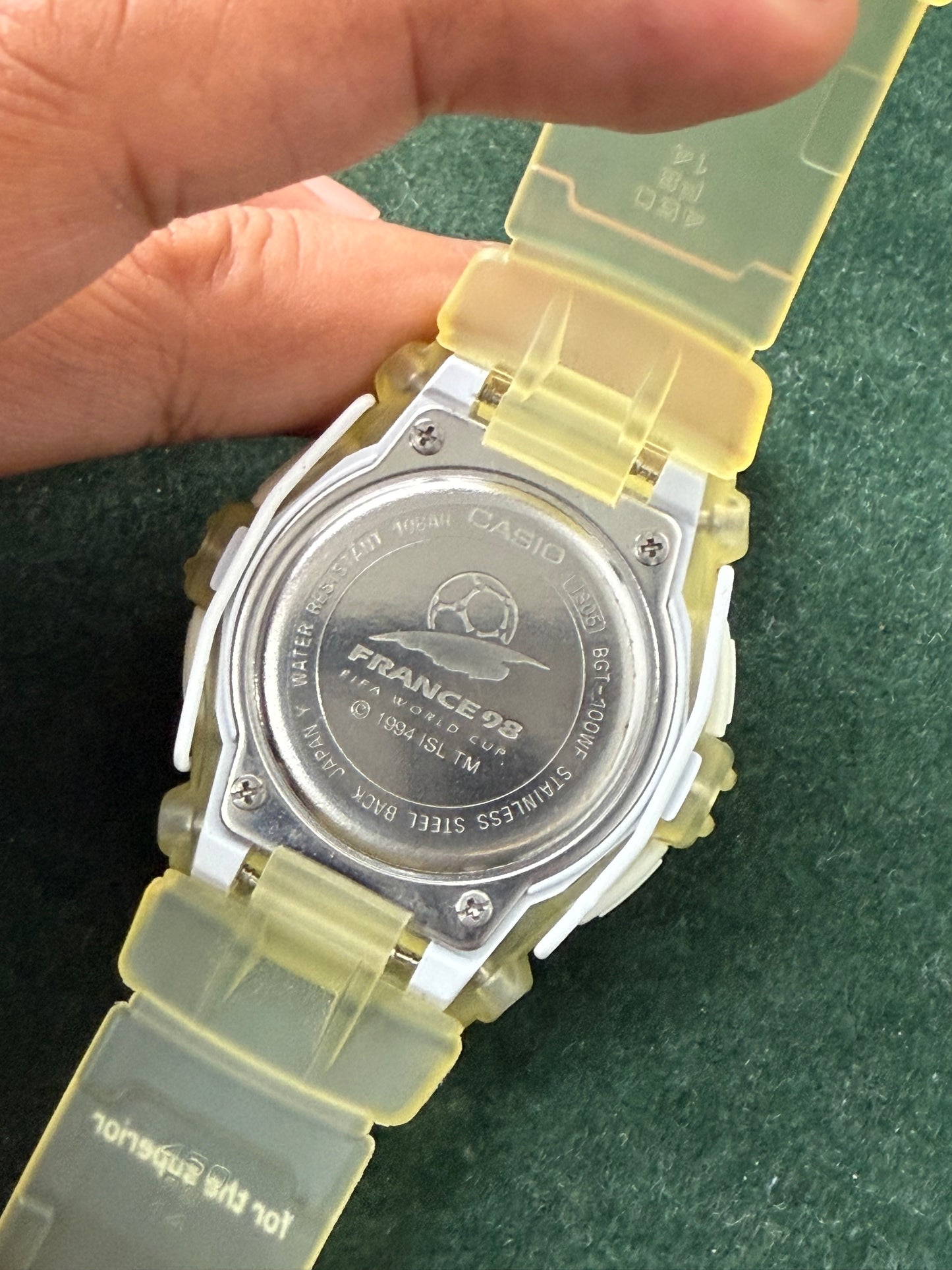 Casio Baby-G BGT-100WF France ‘98 FIFA World Cup Limited Edition Digital Watch