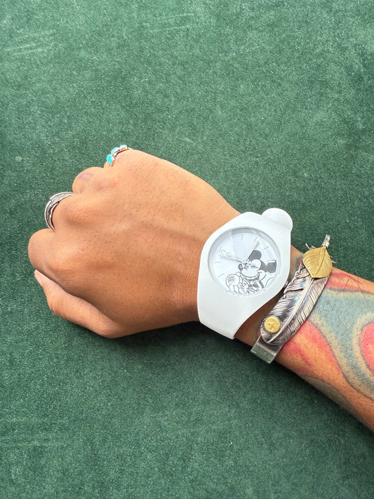 Ice-Watch x Disney Mickey Mouse White Silicone Quartz Watch