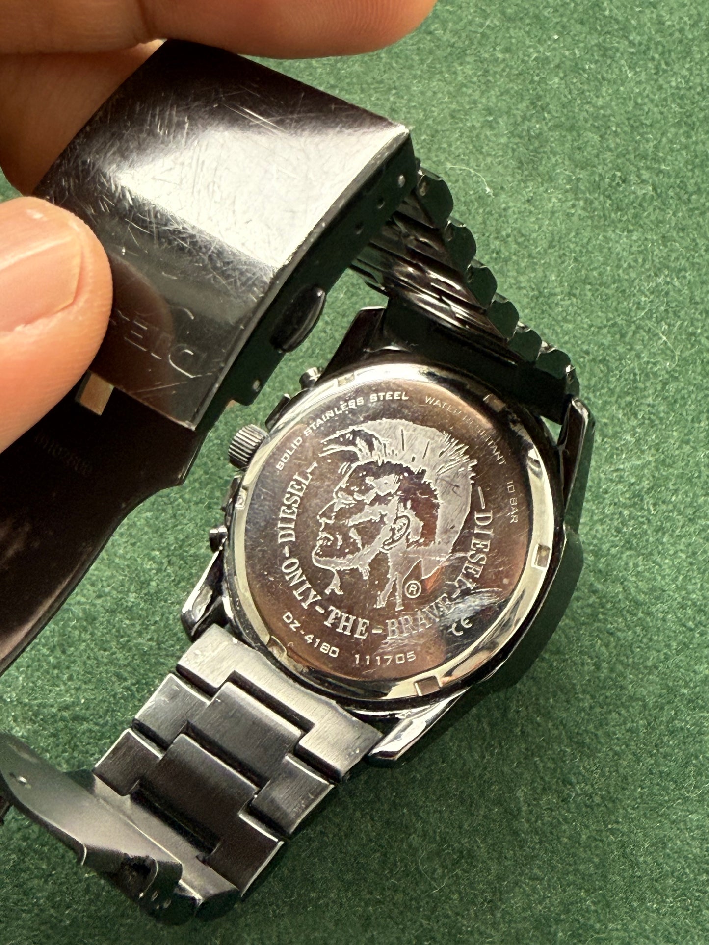Diesel DZ-4180 Black Stainless Steel Chronograph Watch