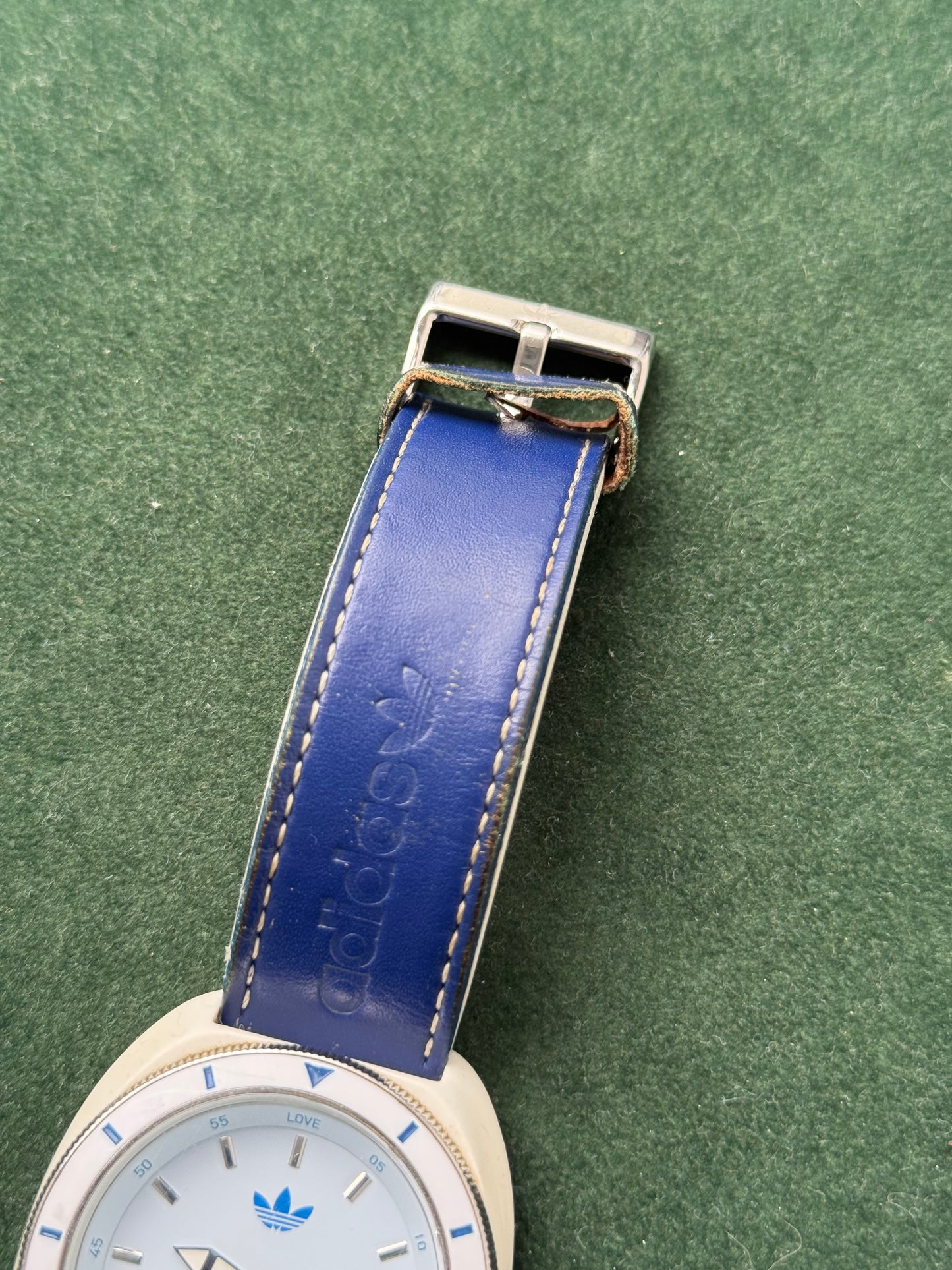 Adidas Originals Stan Smith ADH9087 Blue Leather Strap Quartz Watch