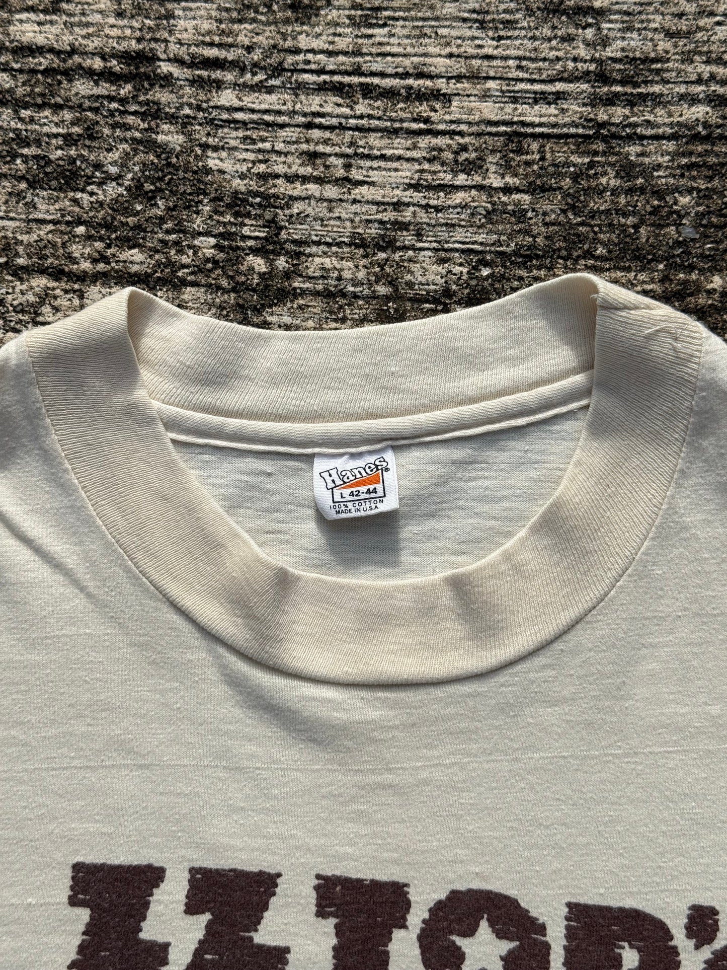 Vintage 70s ZZ Top Worldwide Texas Tour Tee Made in USA