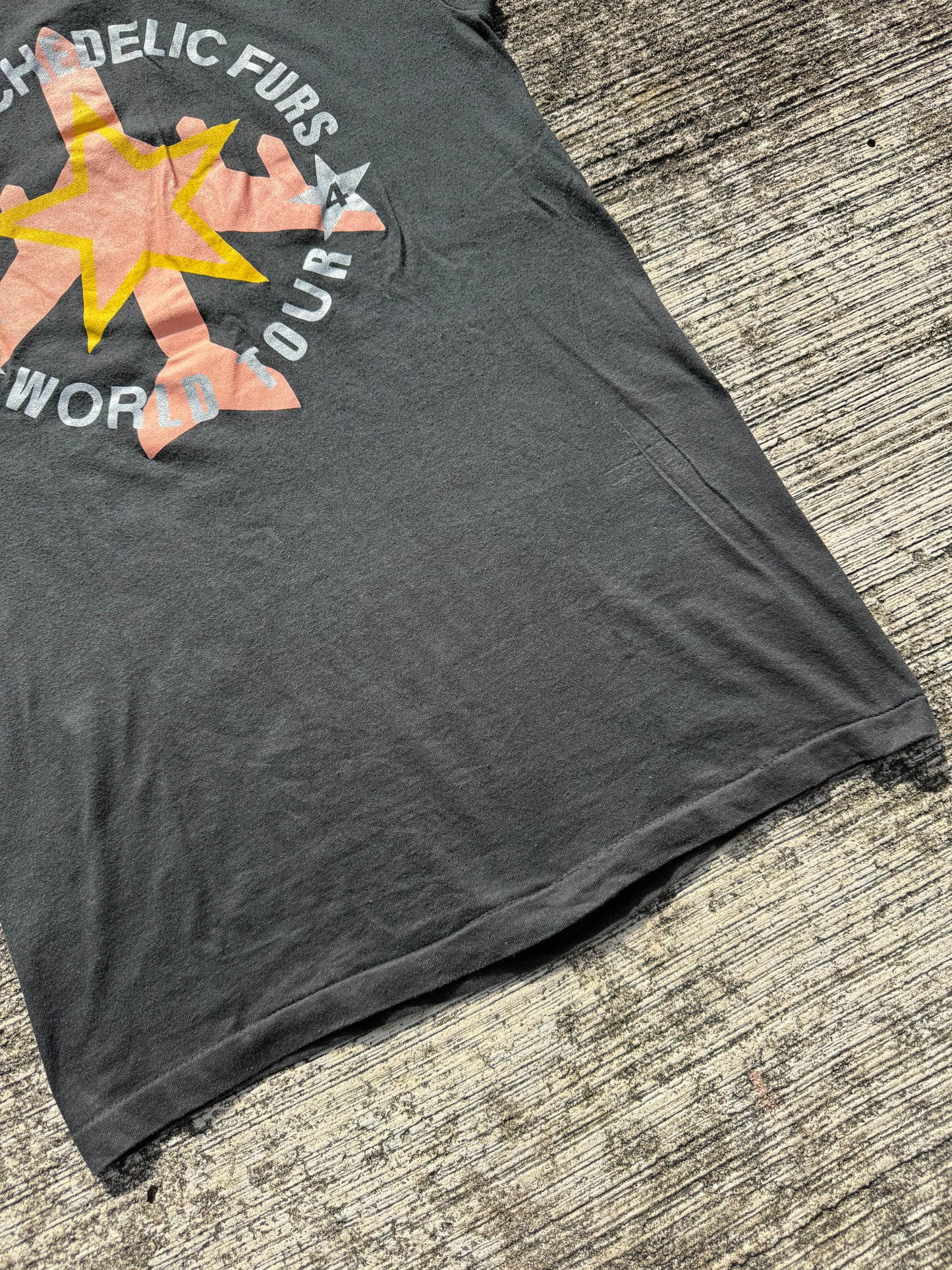 Rare Vintage 1984 The Psychedelic Furs World Tour Tee Made in USA