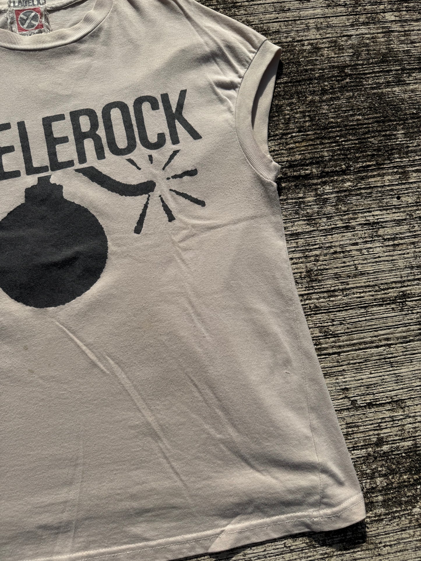 Rare Vintage Label X “Vive Le Rock” Punk Tee UK Independent