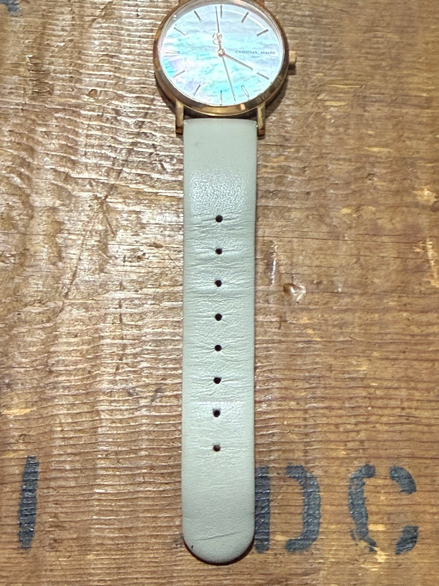 Christian Aujard Paris Womens Watch Mother of Pearl Dial Rose Gold Tone