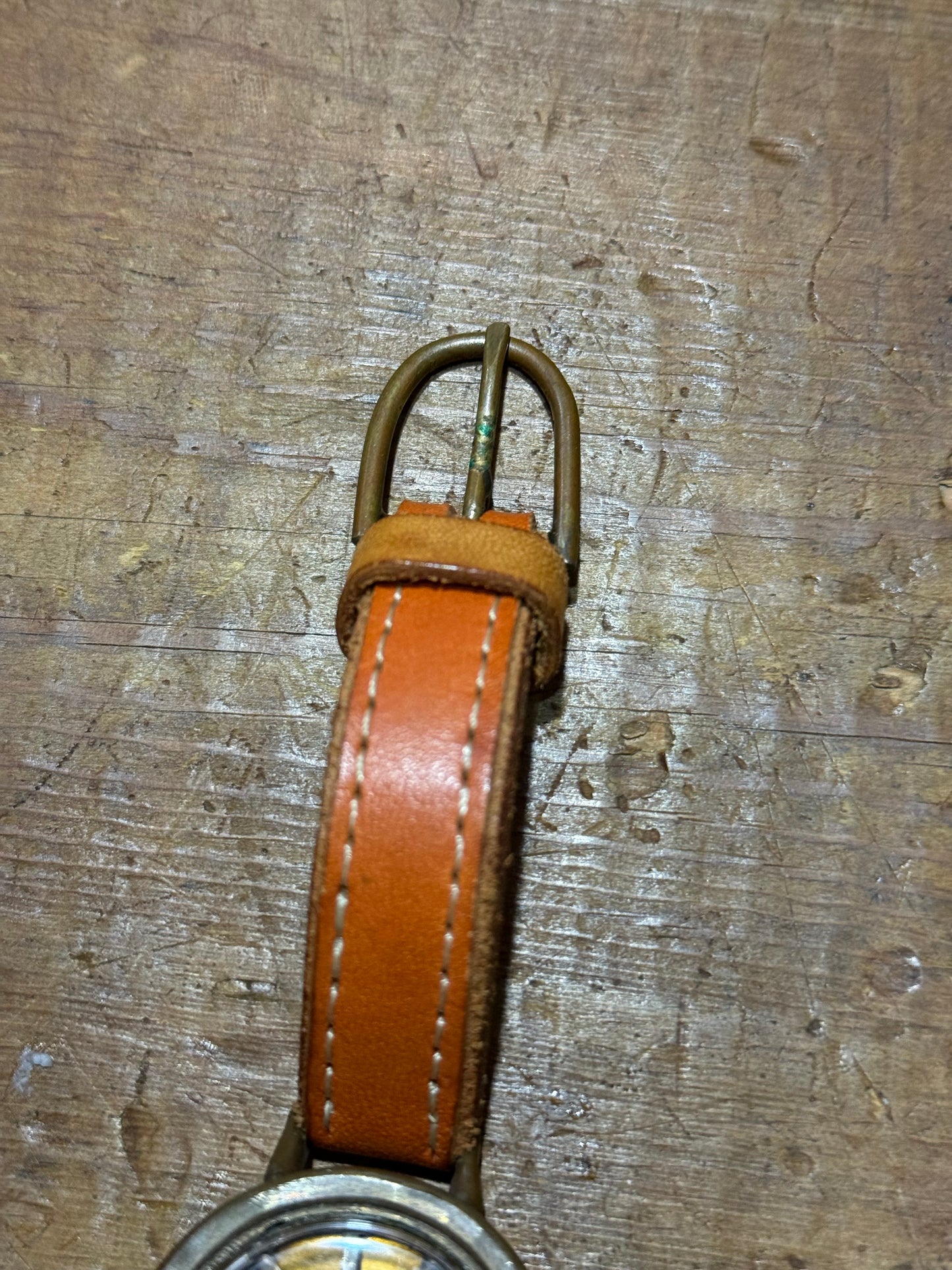 Custom Handmade Japan Steampunk Style Brass Case Watch