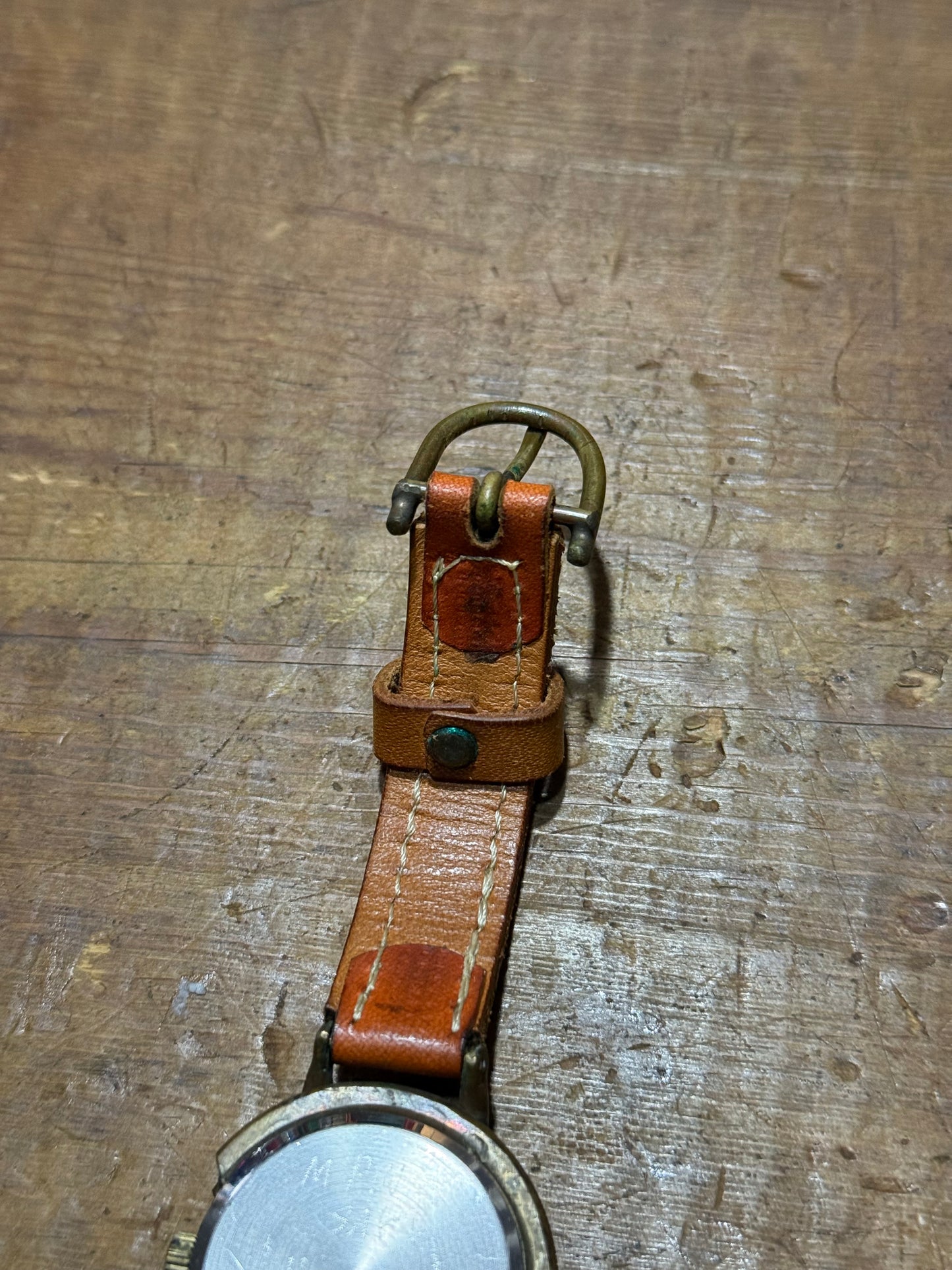 Custom Handmade Japan Steampunk Style Brass Case Watch