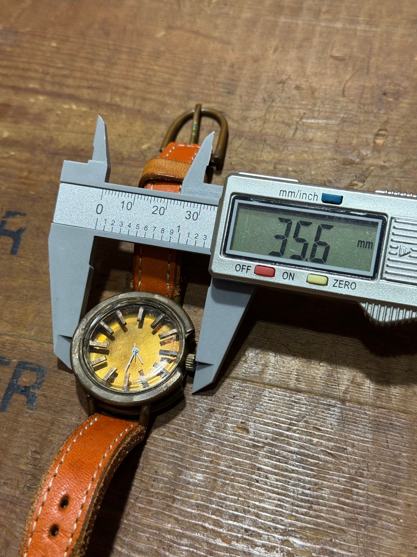 Custom Handmade Japan Steampunk Style Brass Case Watch